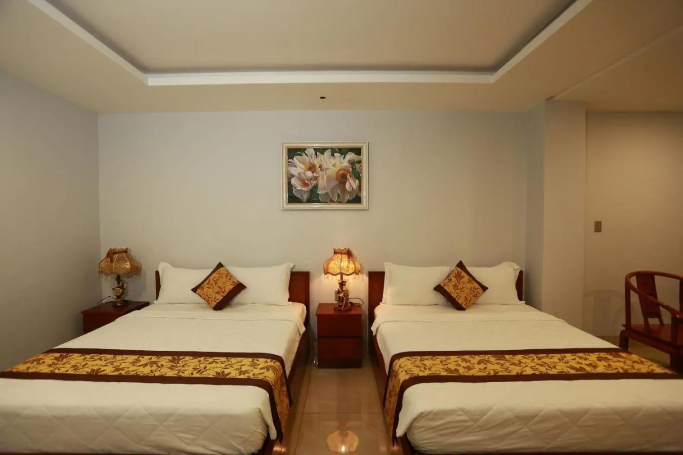 Bed in THANH TAI HOTEL 2