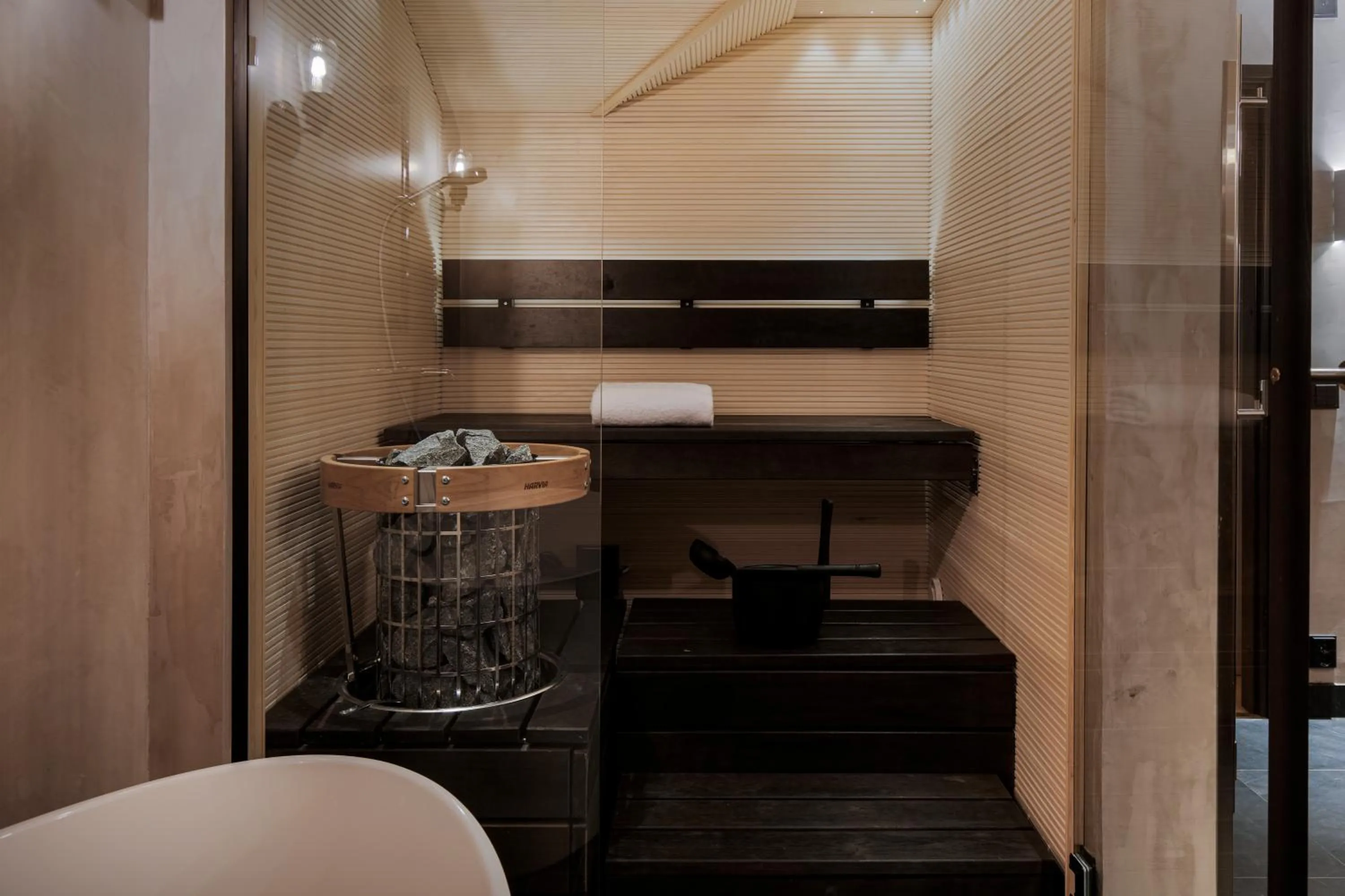 Sauna in Bob W Helsinki Katajanokka