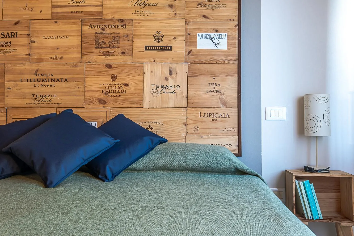 Decorative detail, Bed in Hotel Noce