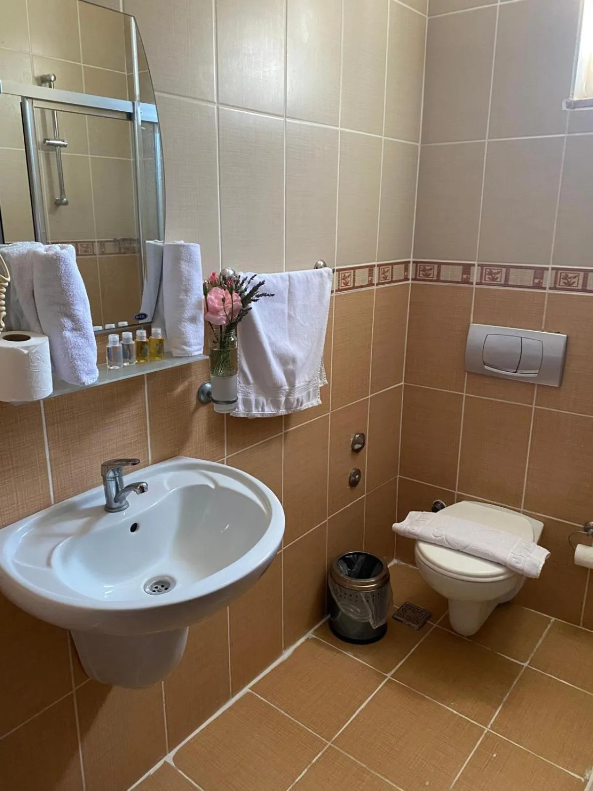 Toilet in Felicity Hotel & Bungalows