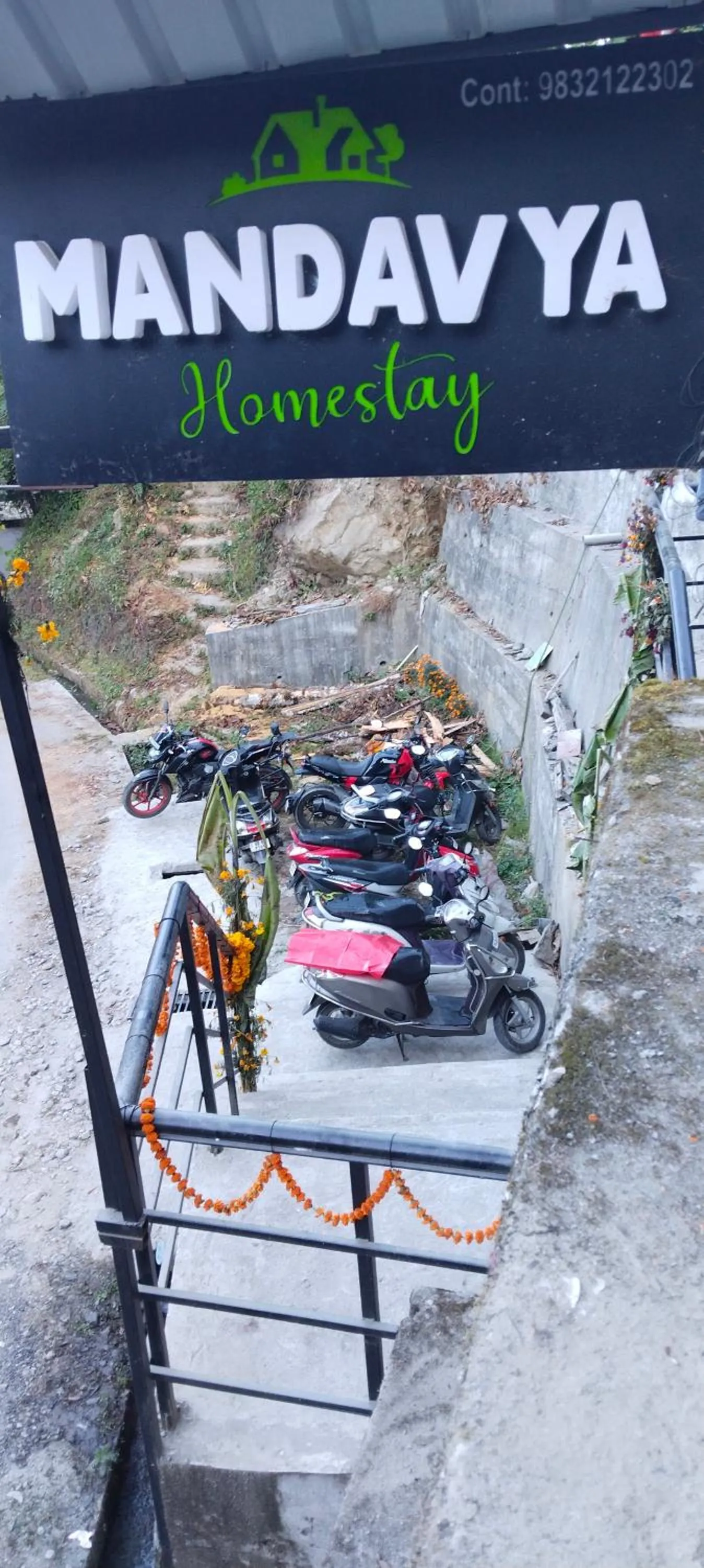 Parking in Mandavya homestay