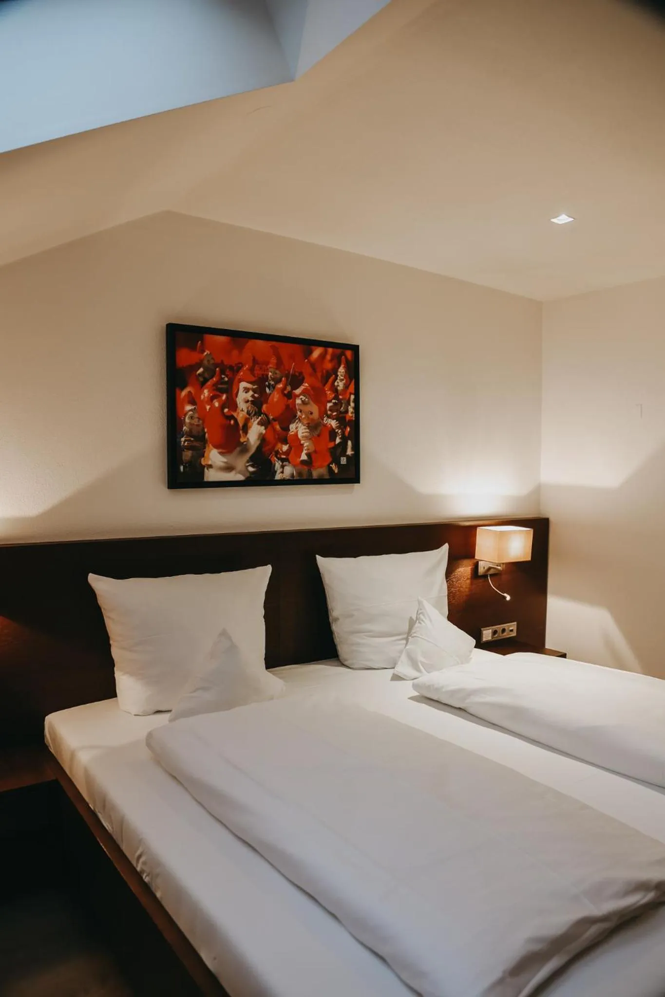 Bed in Hotel Hofwirt Neubeuern