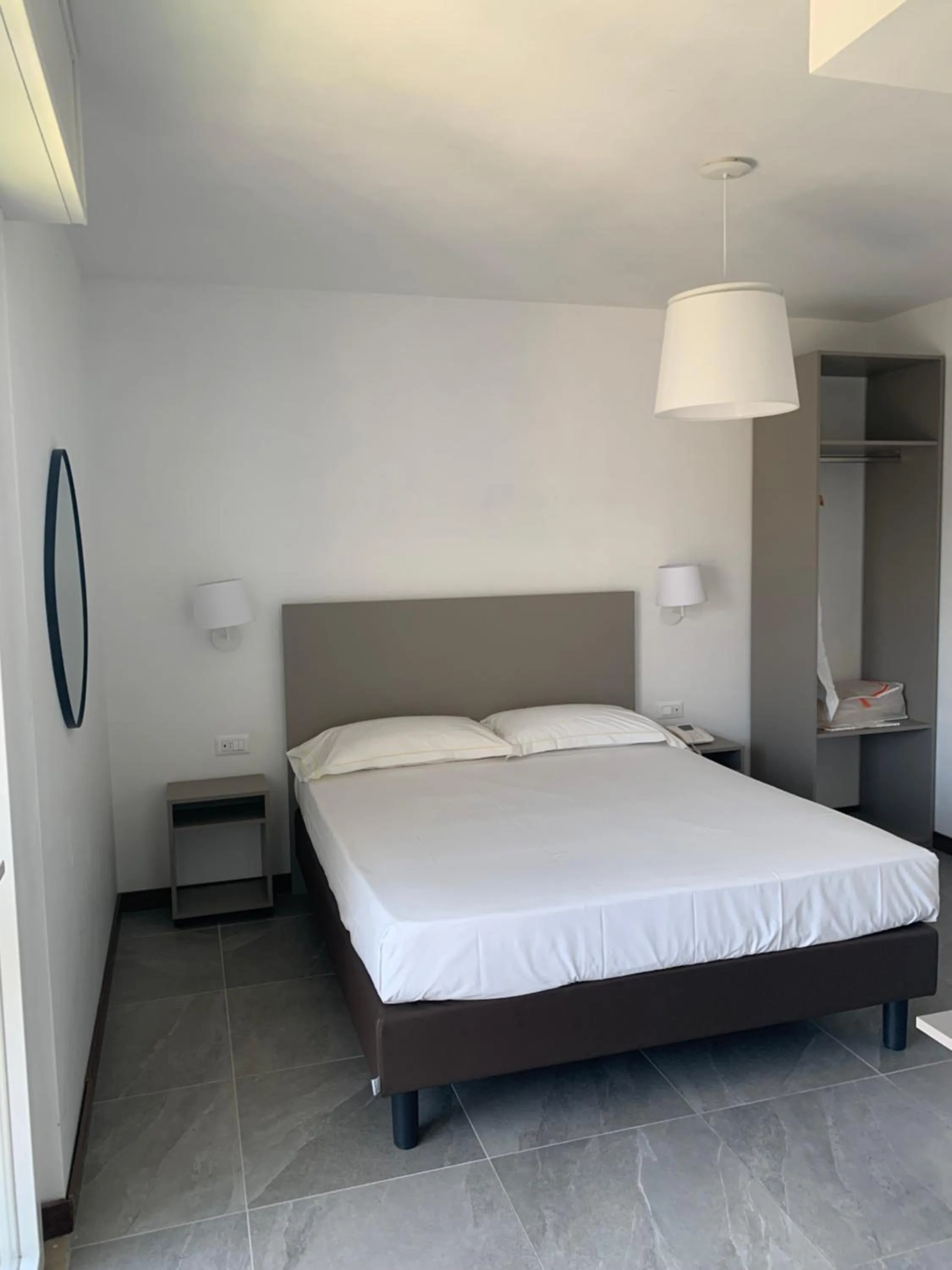 Bed in Hotel Ghironi