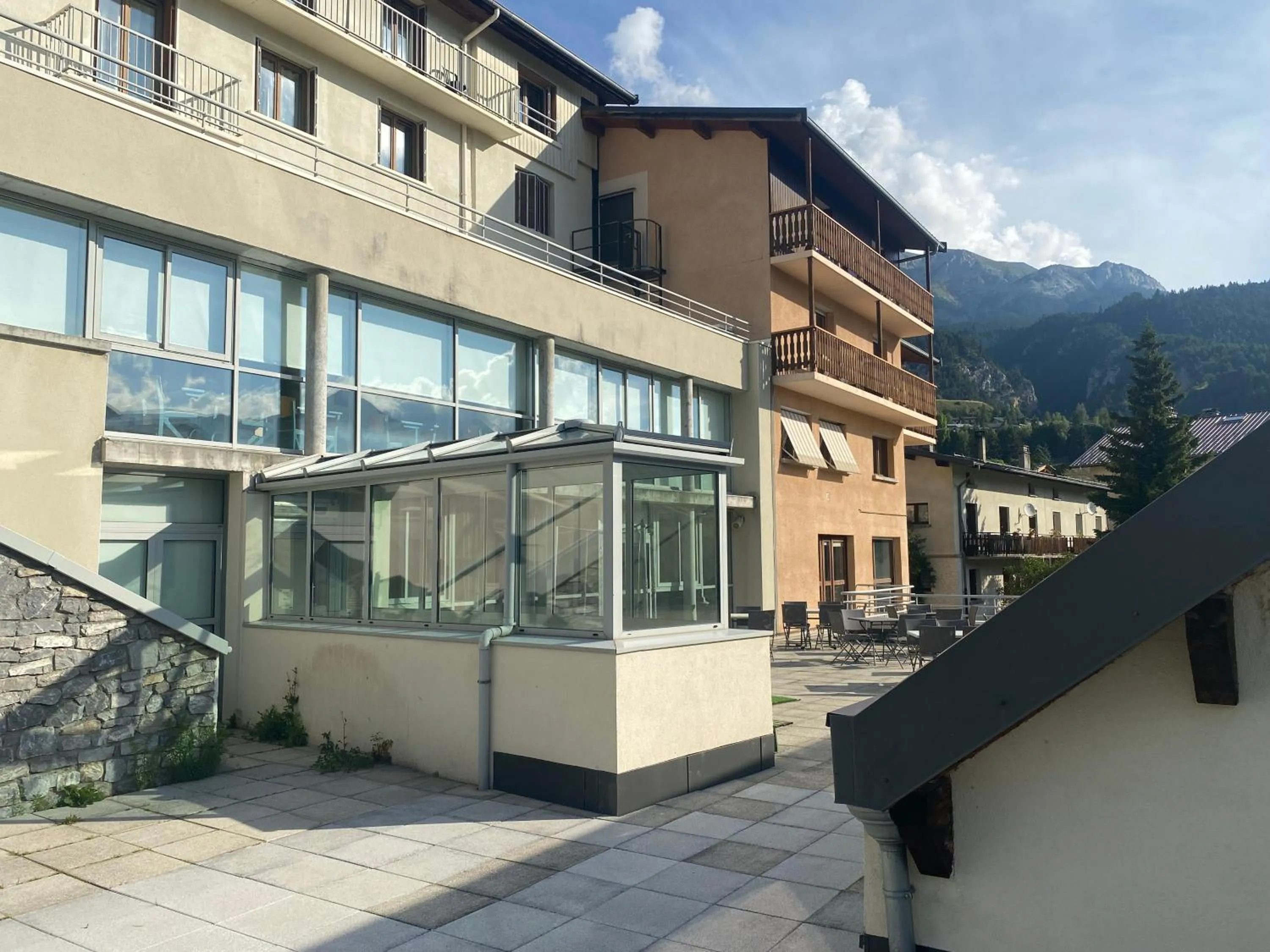 Balcony/Terrace in Village de vacances Fleurs et Neige