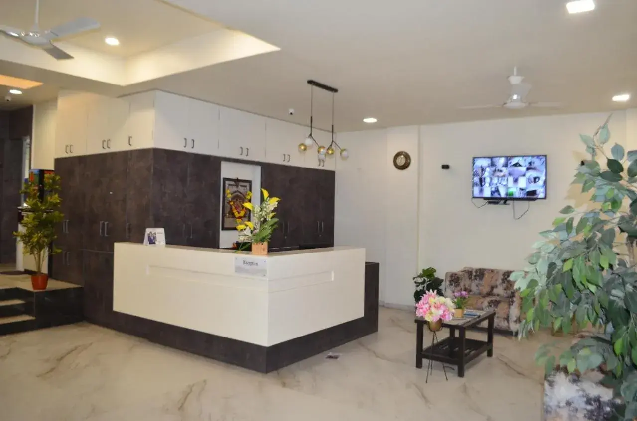 Lobby or reception in Hotel O2 Sangli Lobby or reception in Hotel O2 Sangli