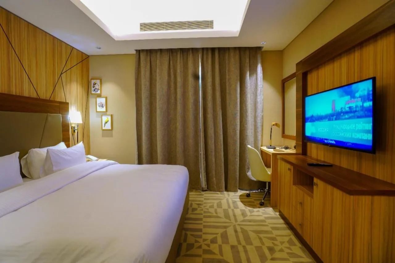TV and multimedia, Bed in Al Aseel Hotel