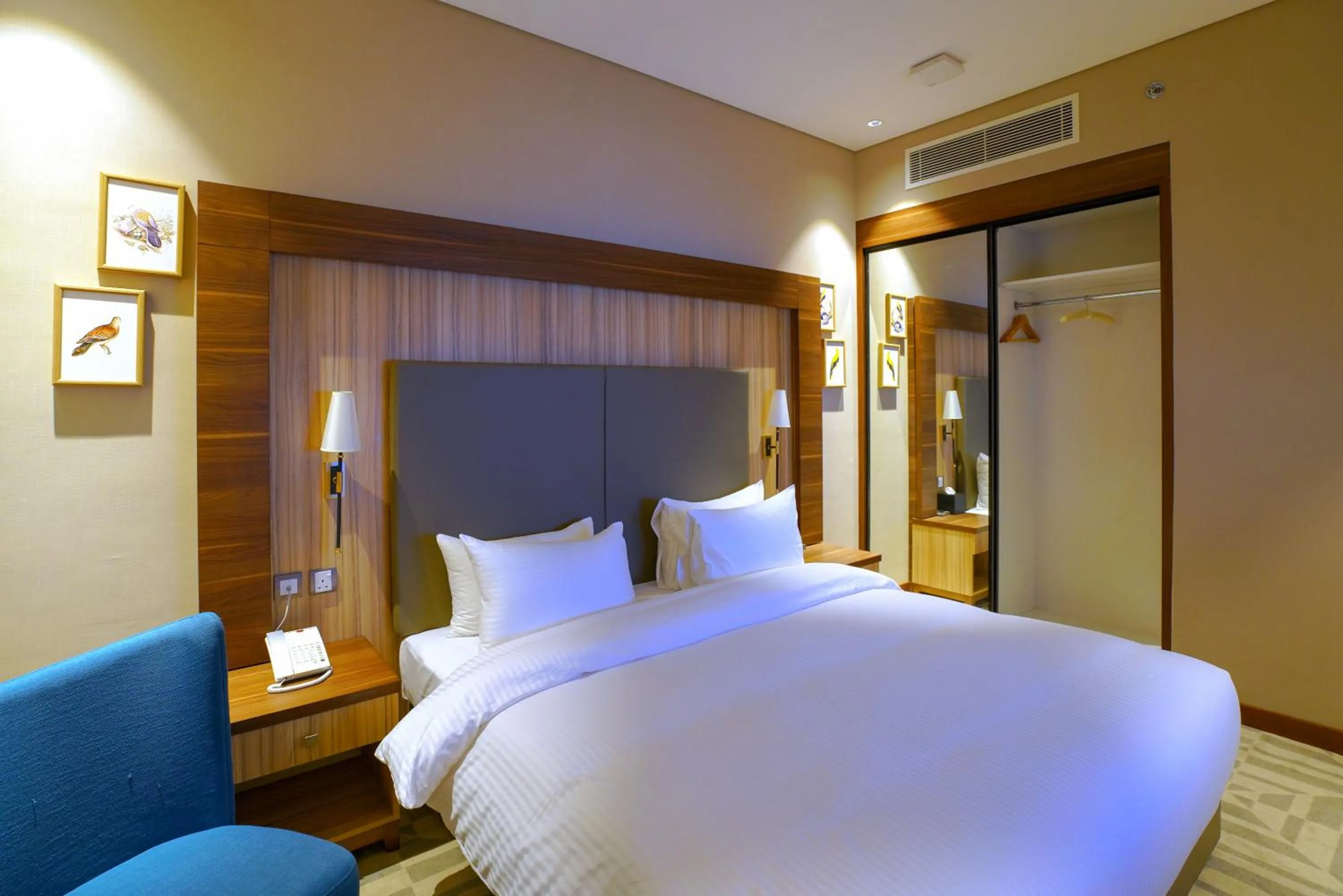 Bed in Al Aseel Hotel