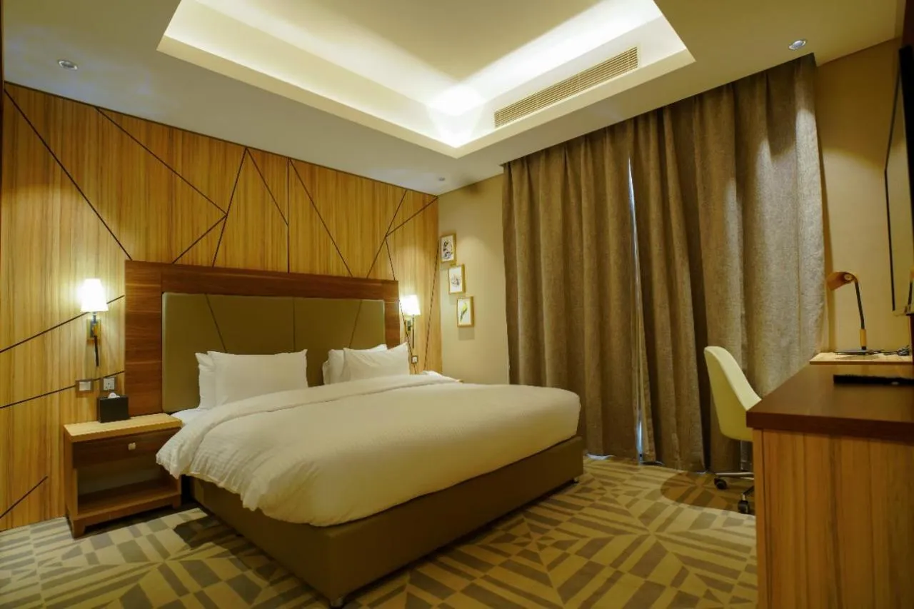 Bed in Al Aseel Hotel