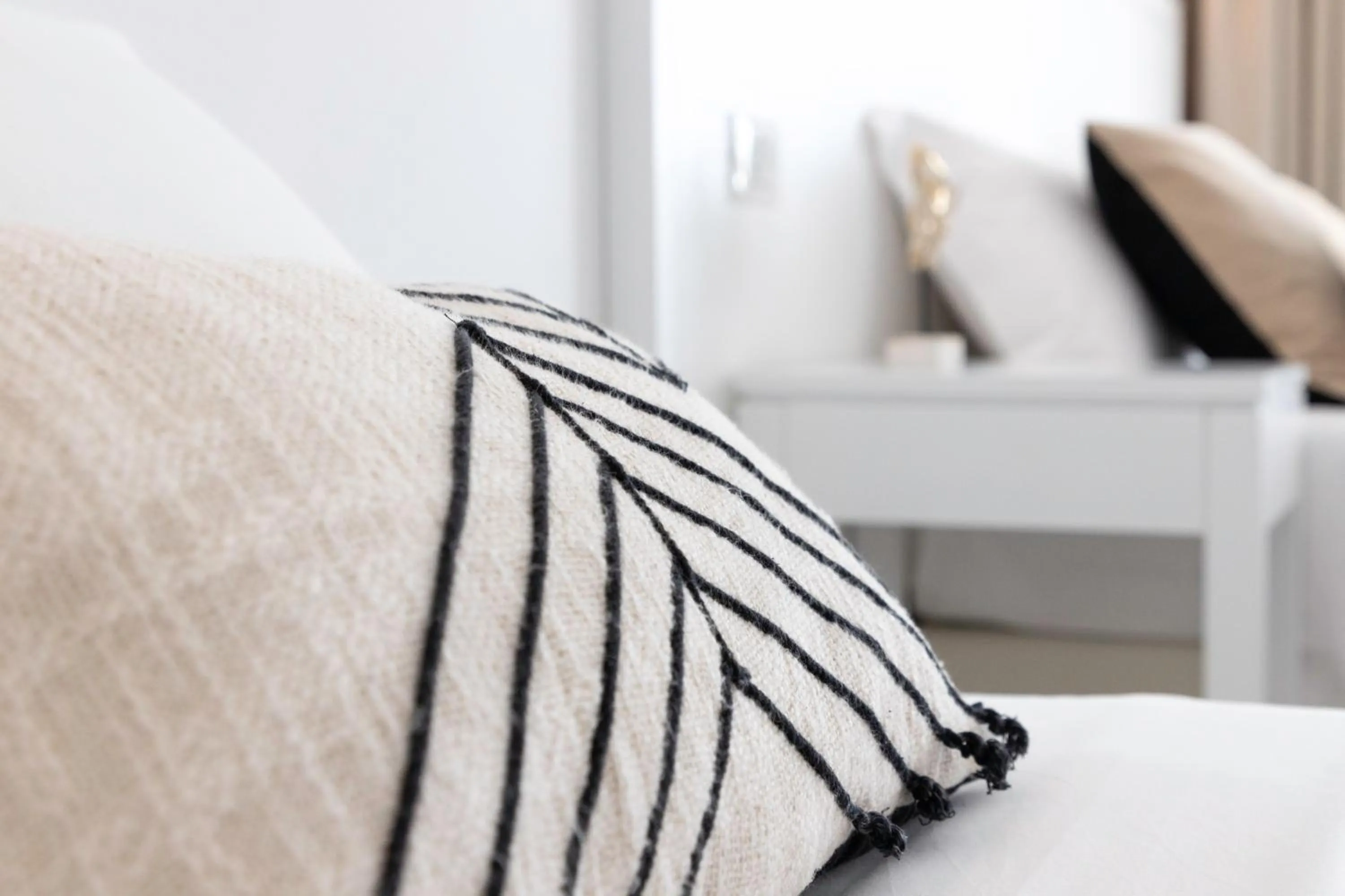 Bed in Hotel S'arena Beach