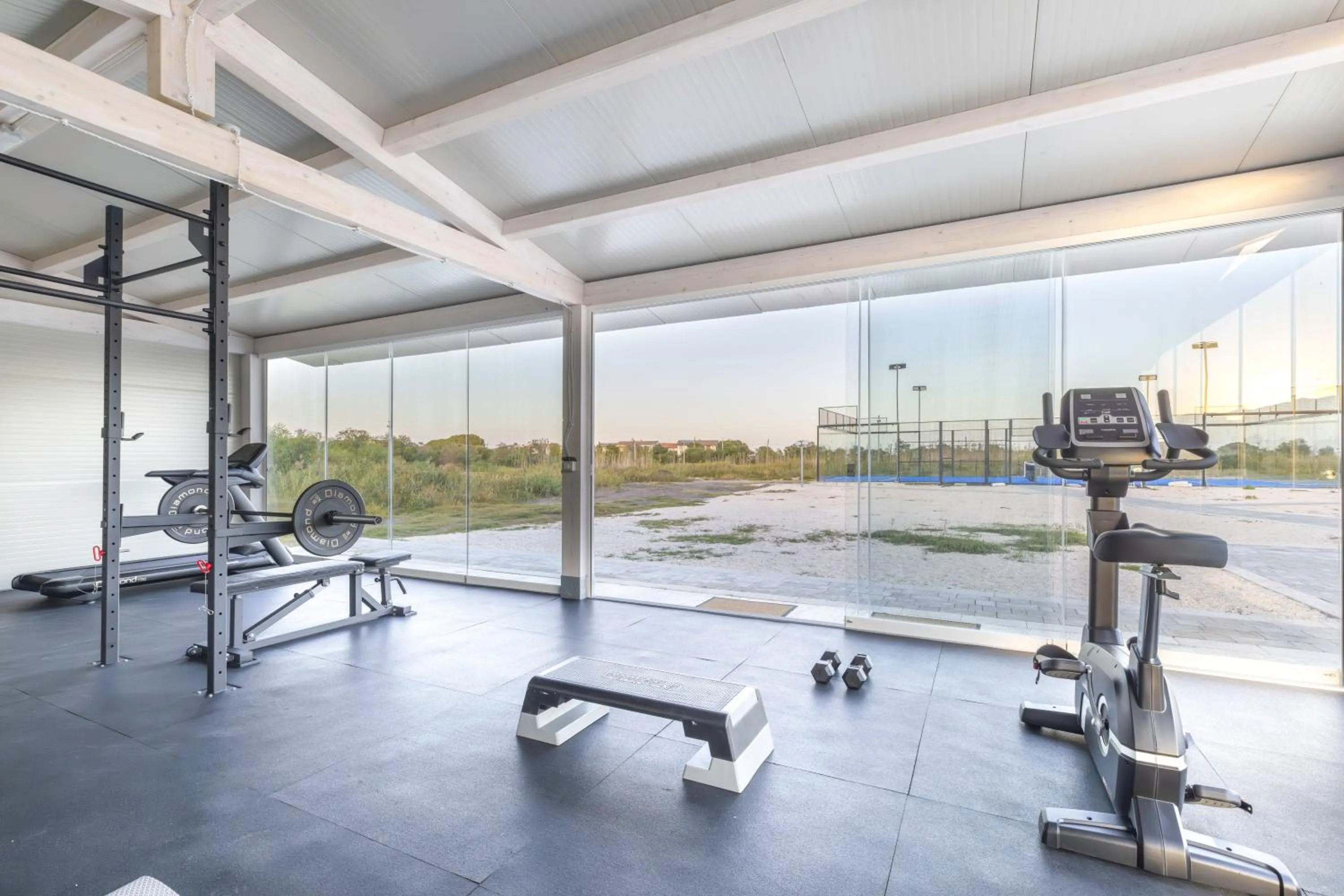 Fitness centre/facilities in Hotel S'arena Beach