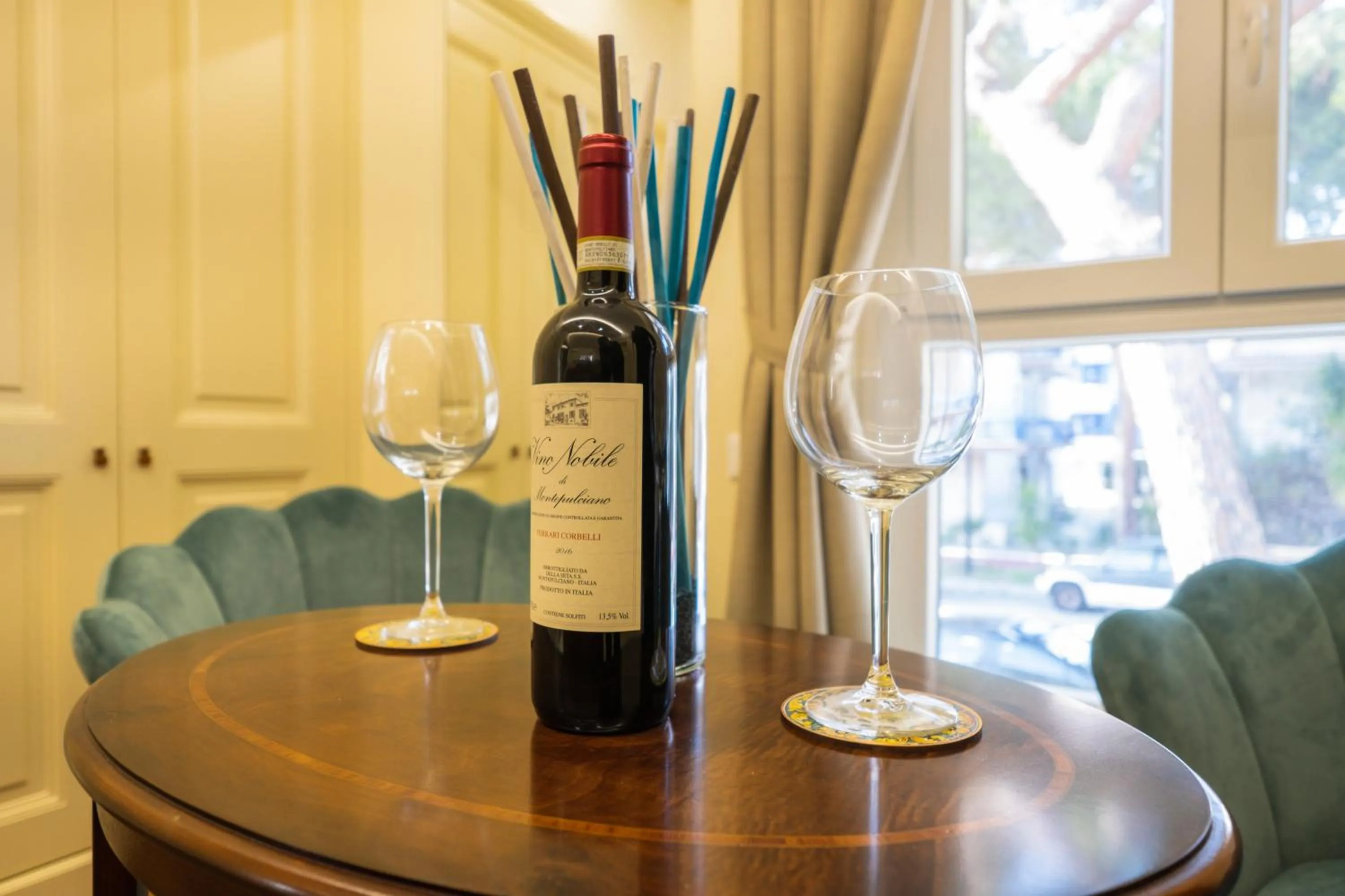 Drinks in Luxury B&B La Riserva Dannunziana