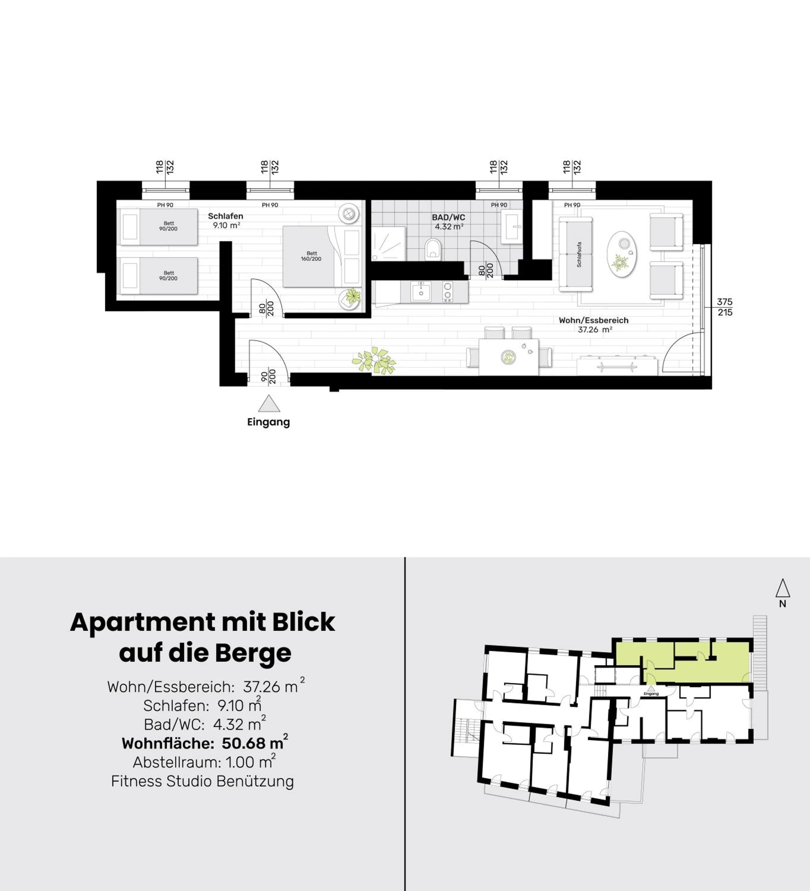 Floor plan in Rittertal