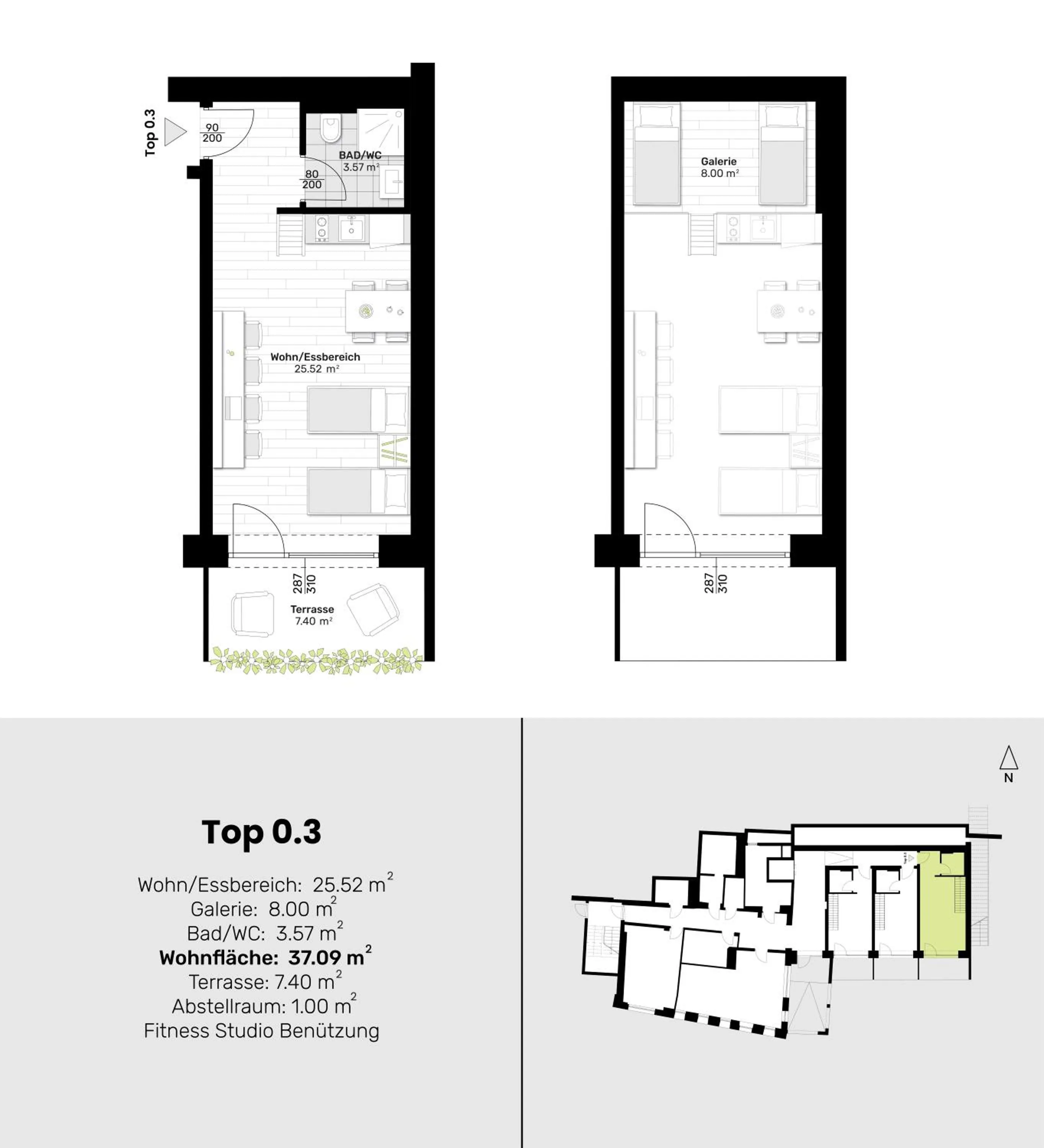Floor plan in Rittertal