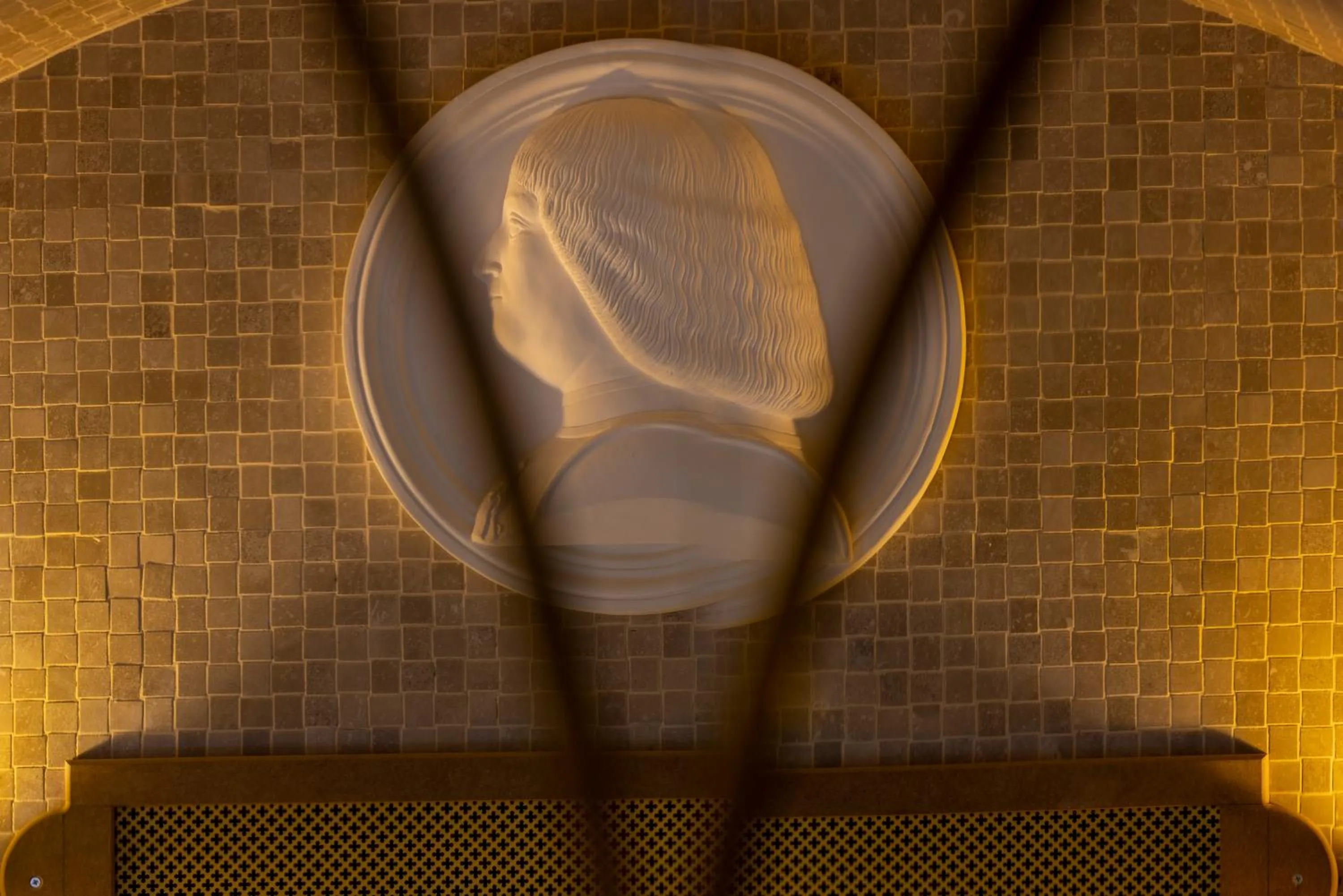 Decorative detail in Maison Cardinal Furstemberg