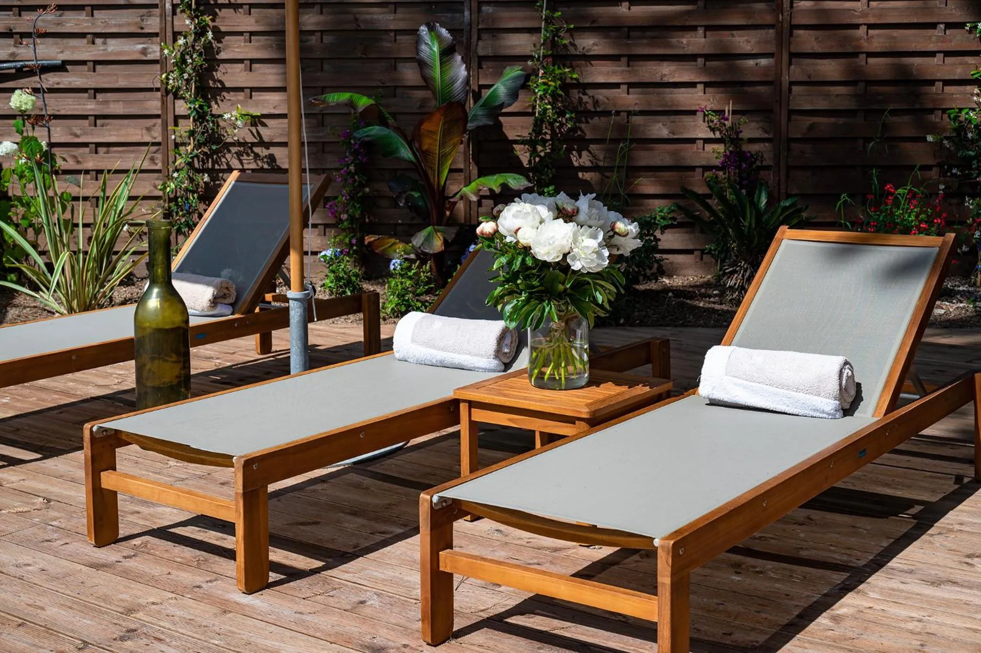 sunbed in Lou Cagnard