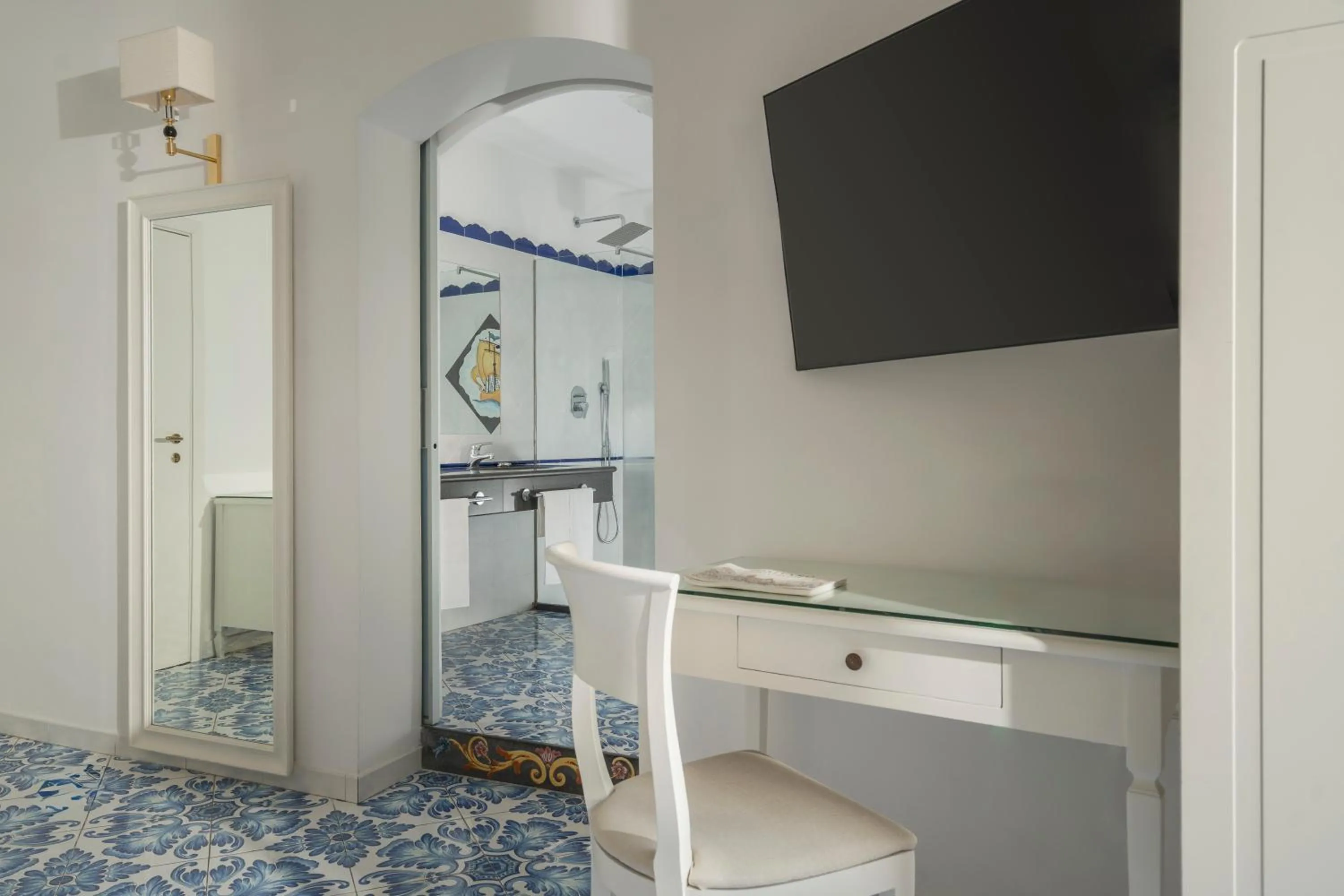 Bathroom in Hotel Savoia