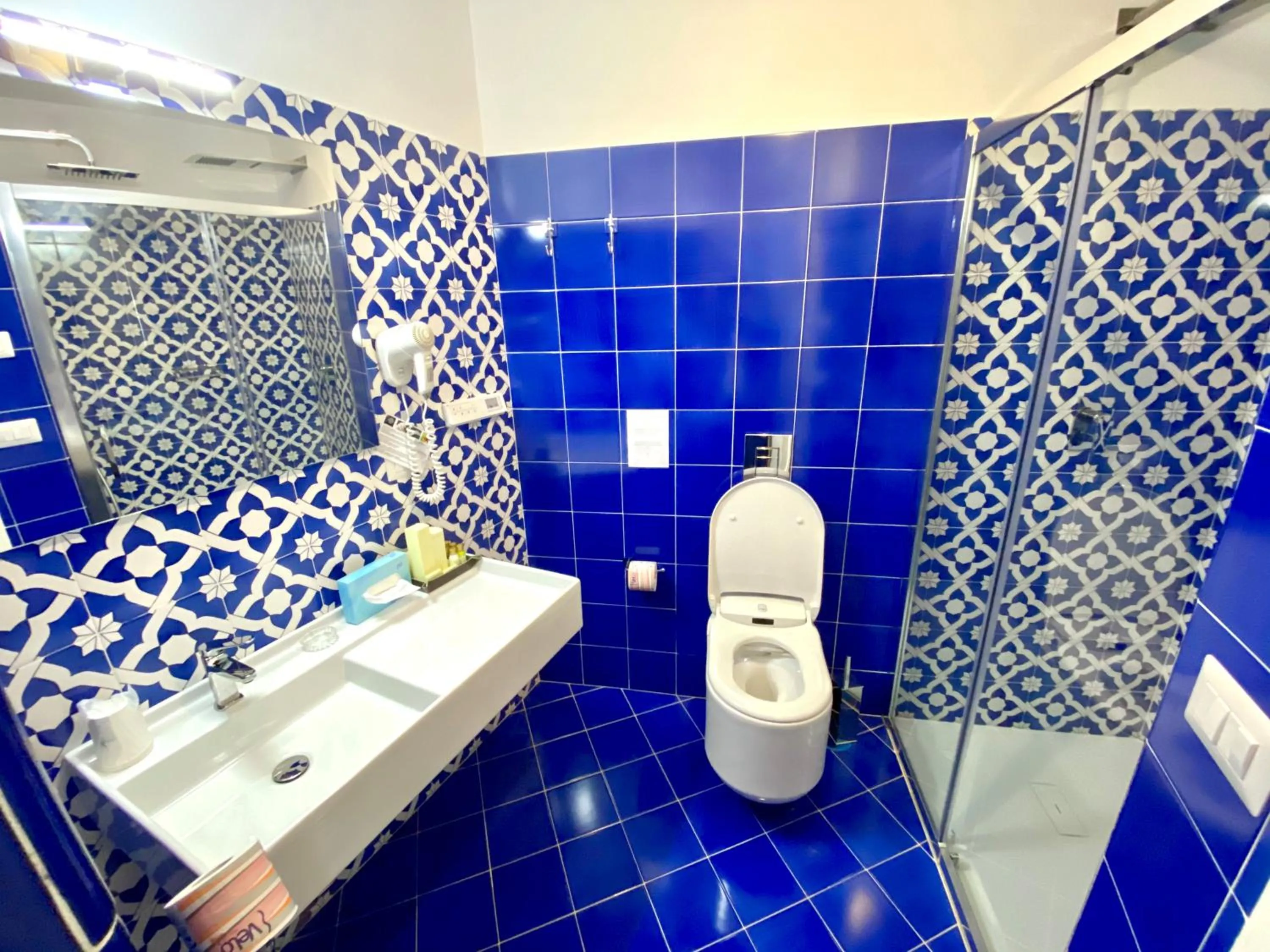 Toilet in Hotel Savoia