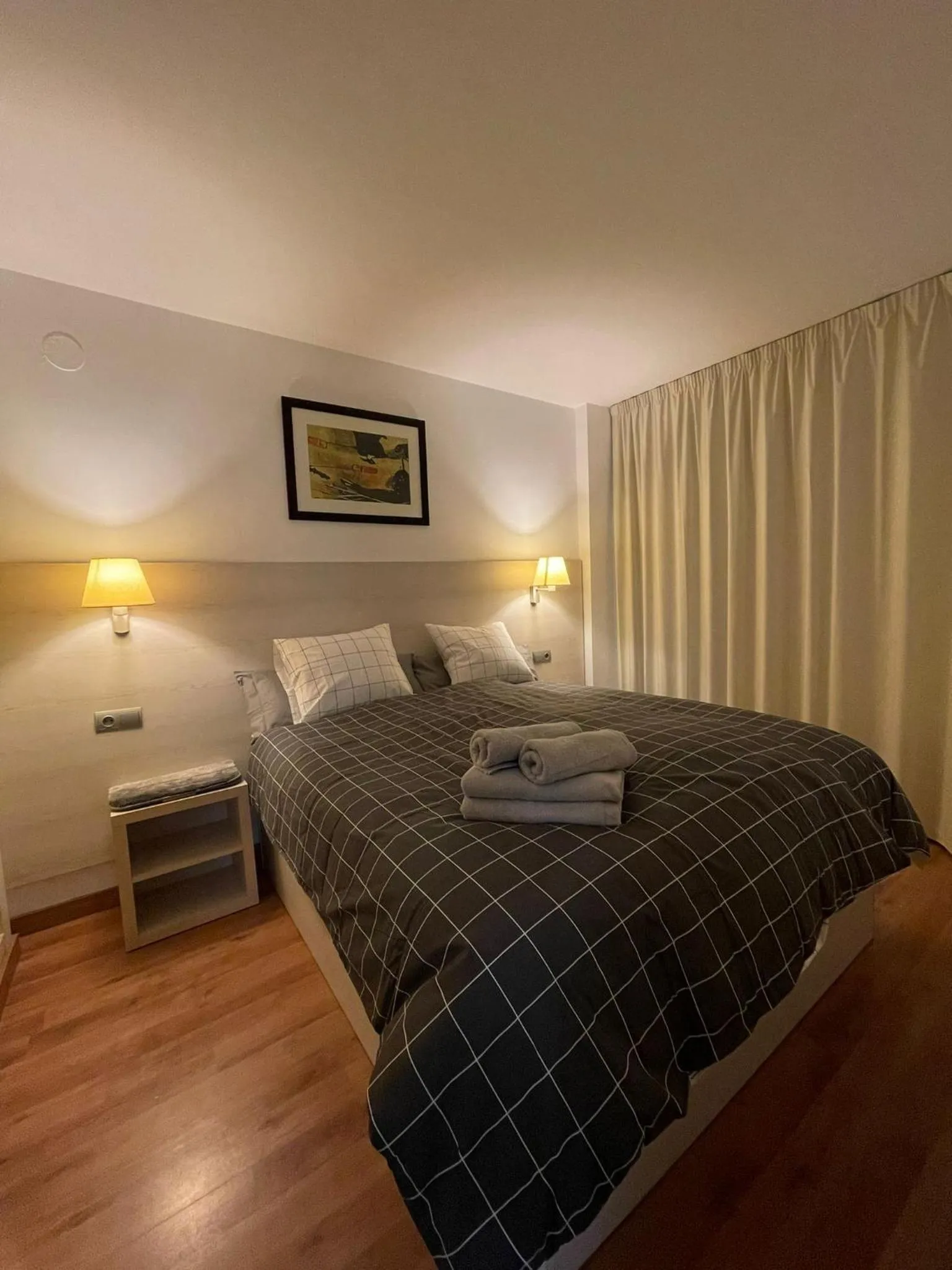 Bed in Apartamento Michelangelo