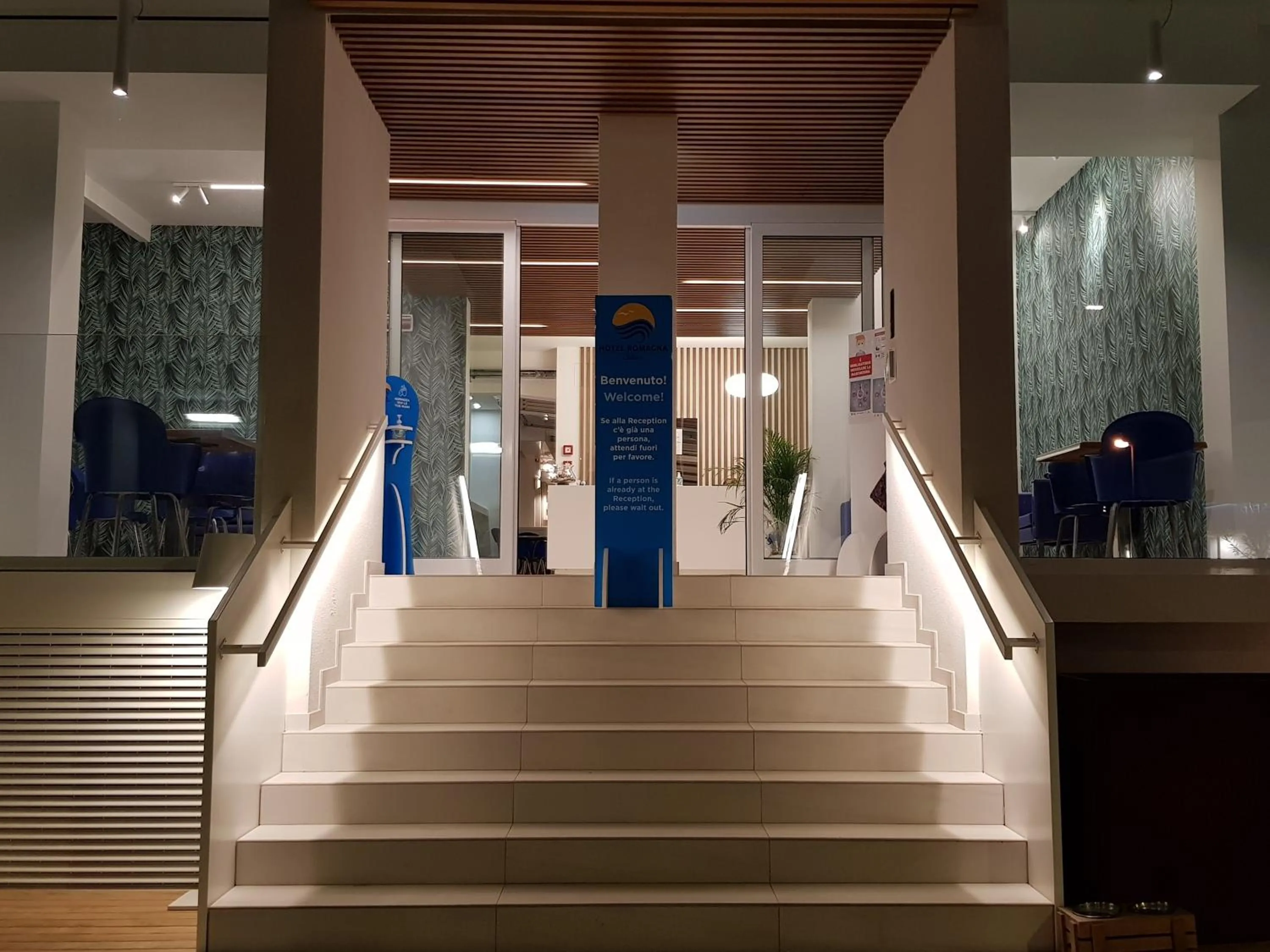 Facade/entrance in Hotel Romagna