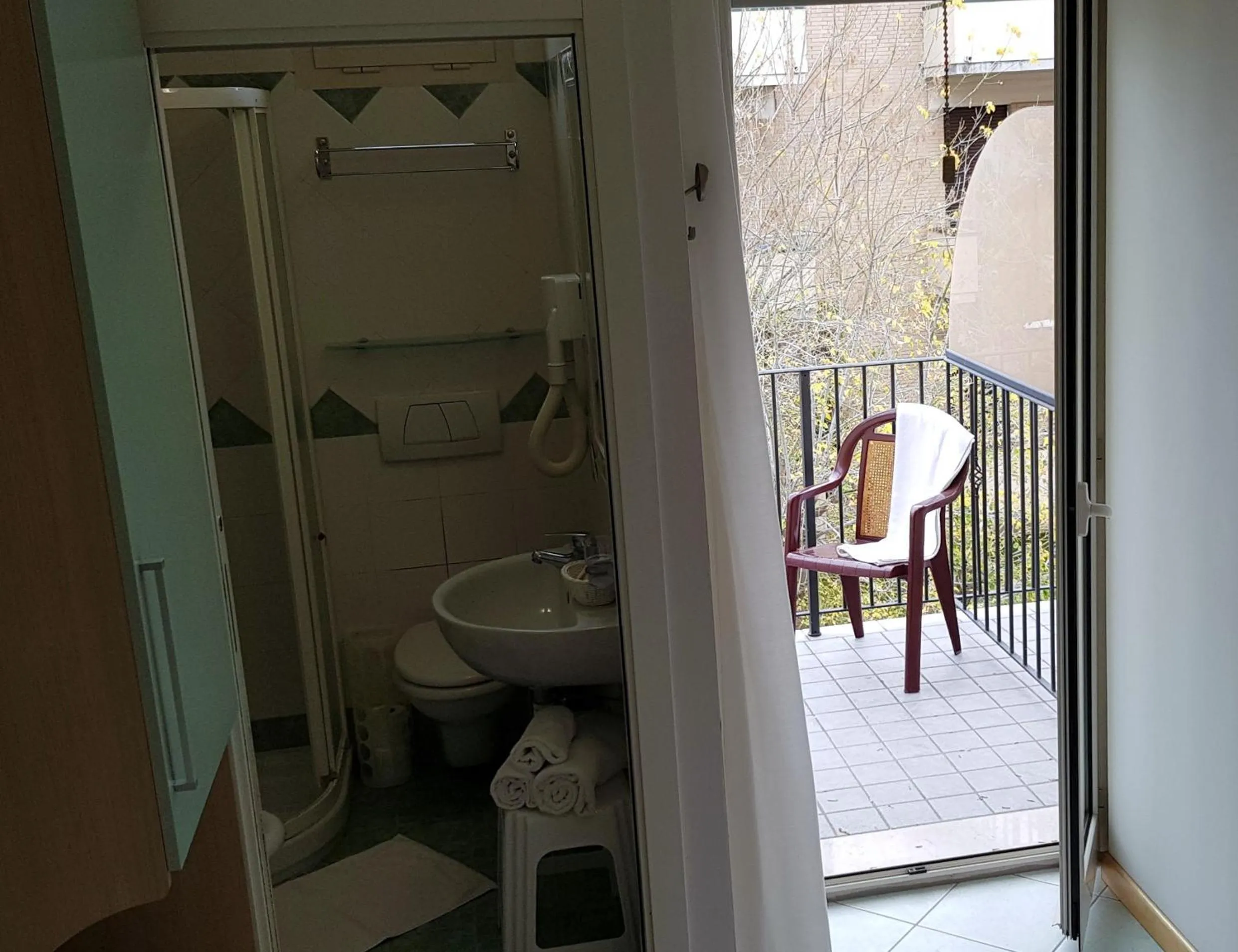 Bathroom in Hotel Romagna