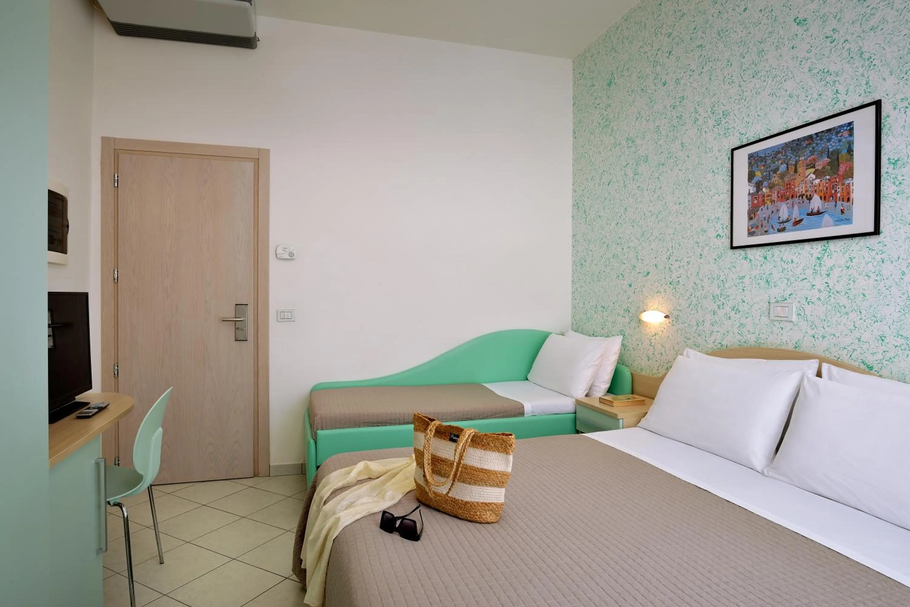 Bedroom, Bed in Hotel Romagna