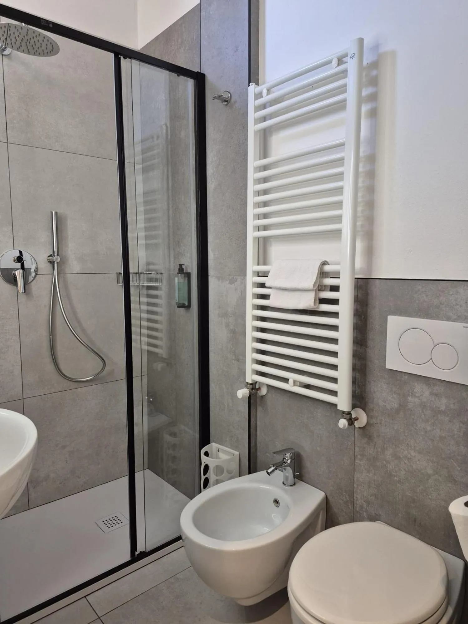 Shower in Hotel Romagna