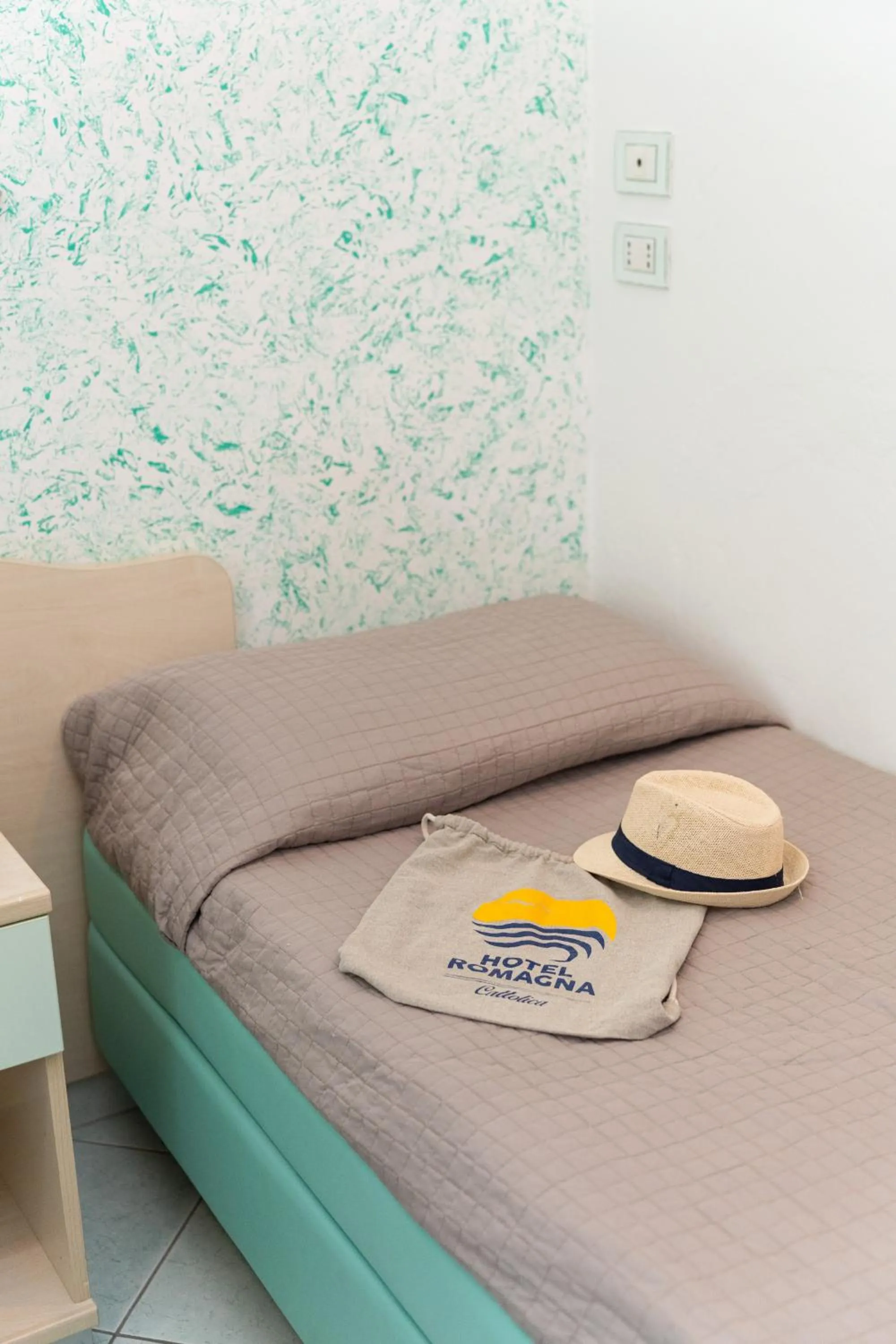 Bed in Hotel Romagna