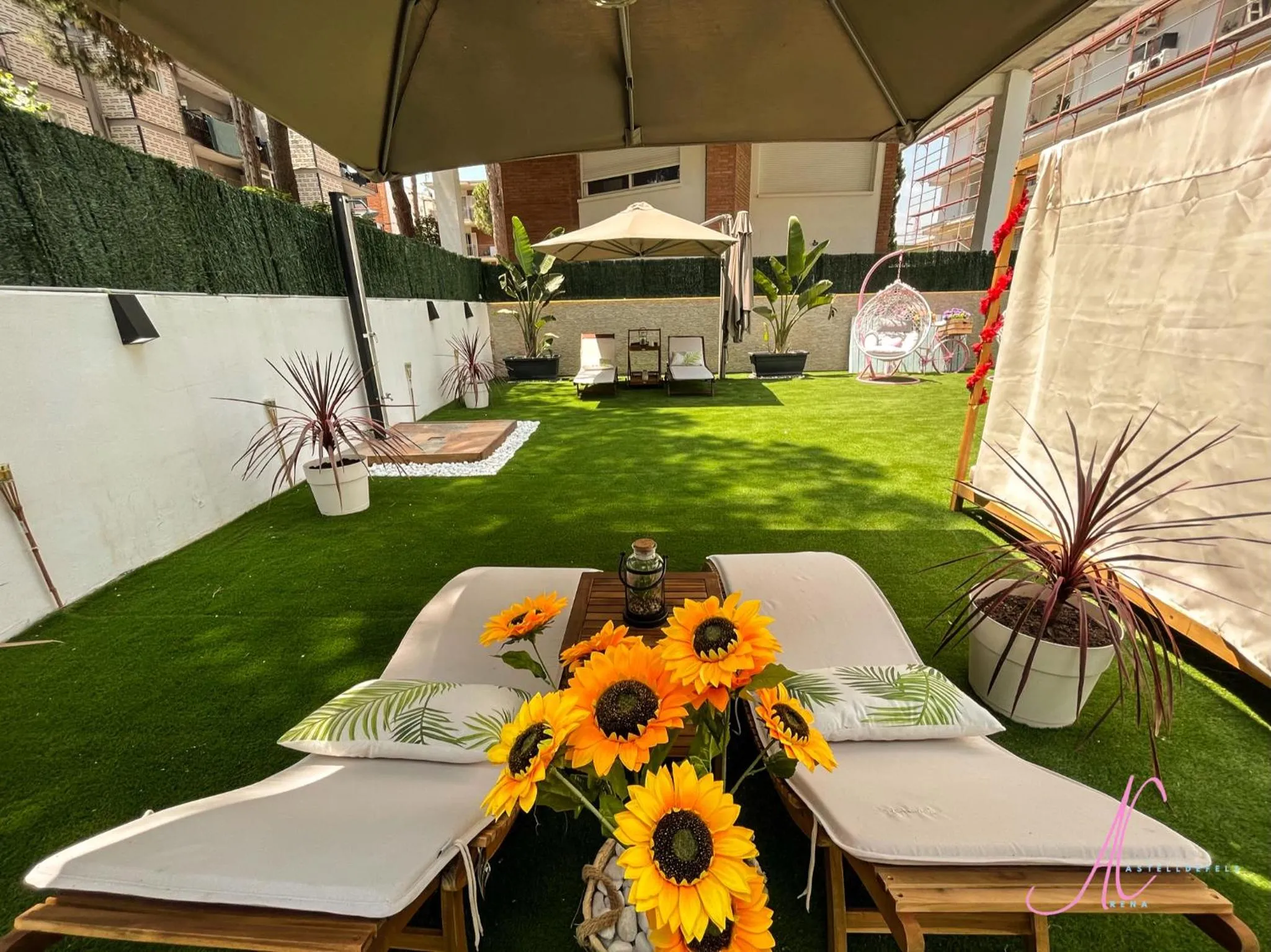 Garden in Arena Castelldefels