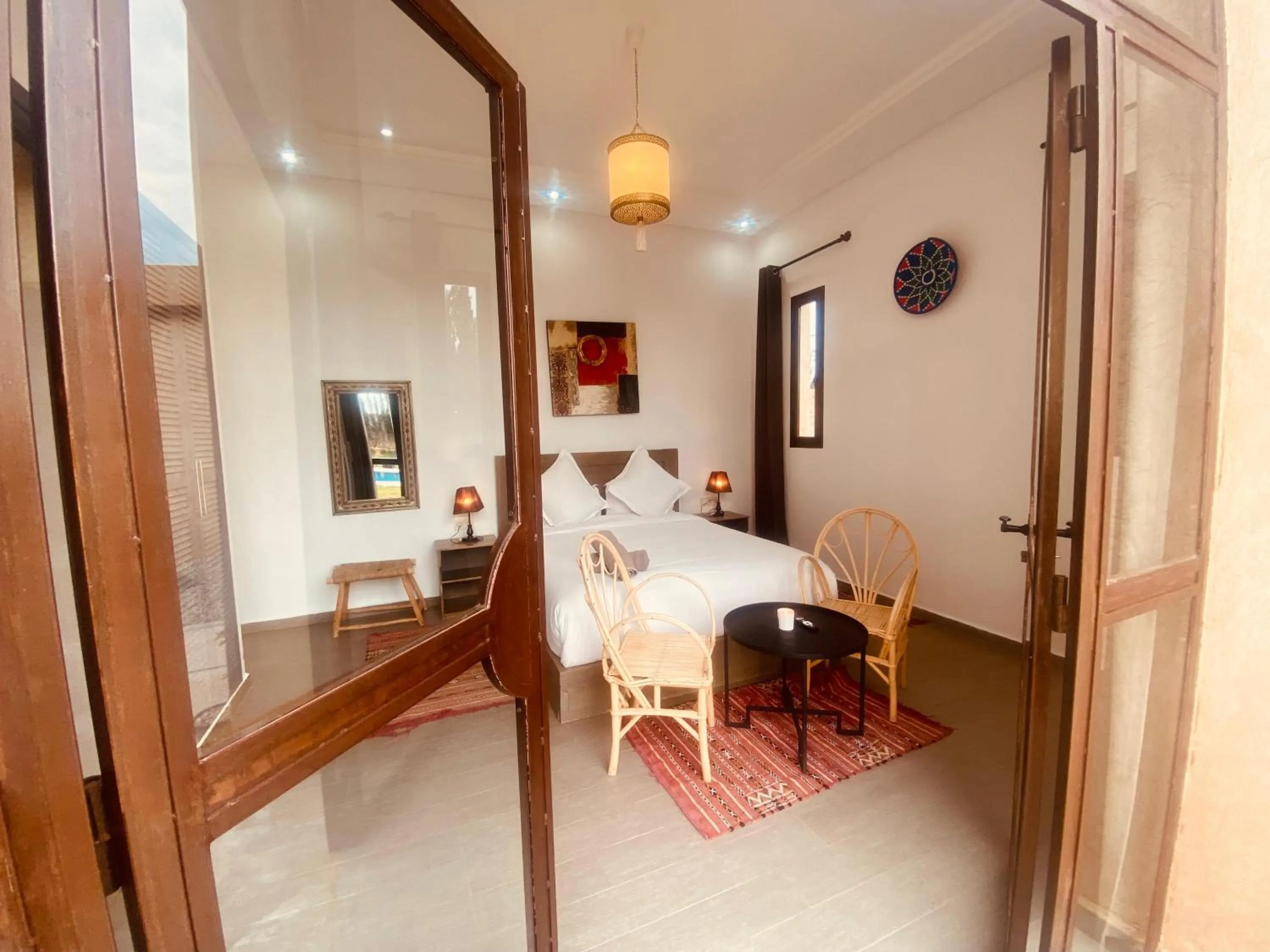 Seating area in Dar Ayman Essaouira