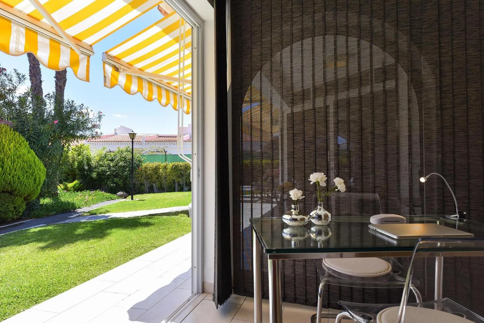 Balcony/Terrace in Bungalow Sun Club EM259A by VillaGranCanaria