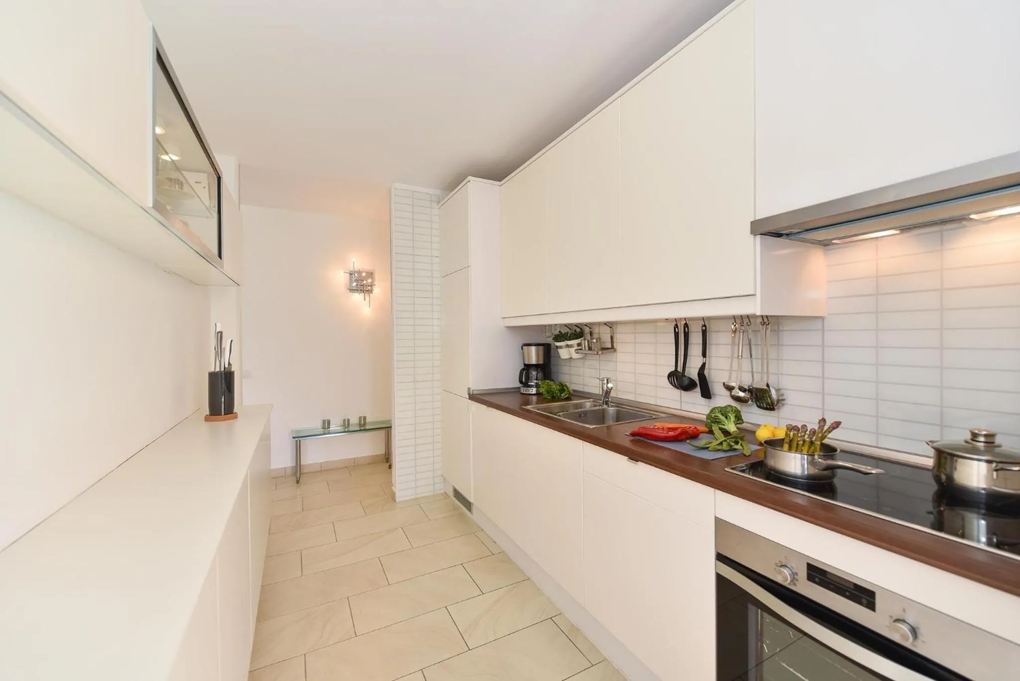 kitchen in Bungalow Sun Club EM259A by VillaGranCanaria