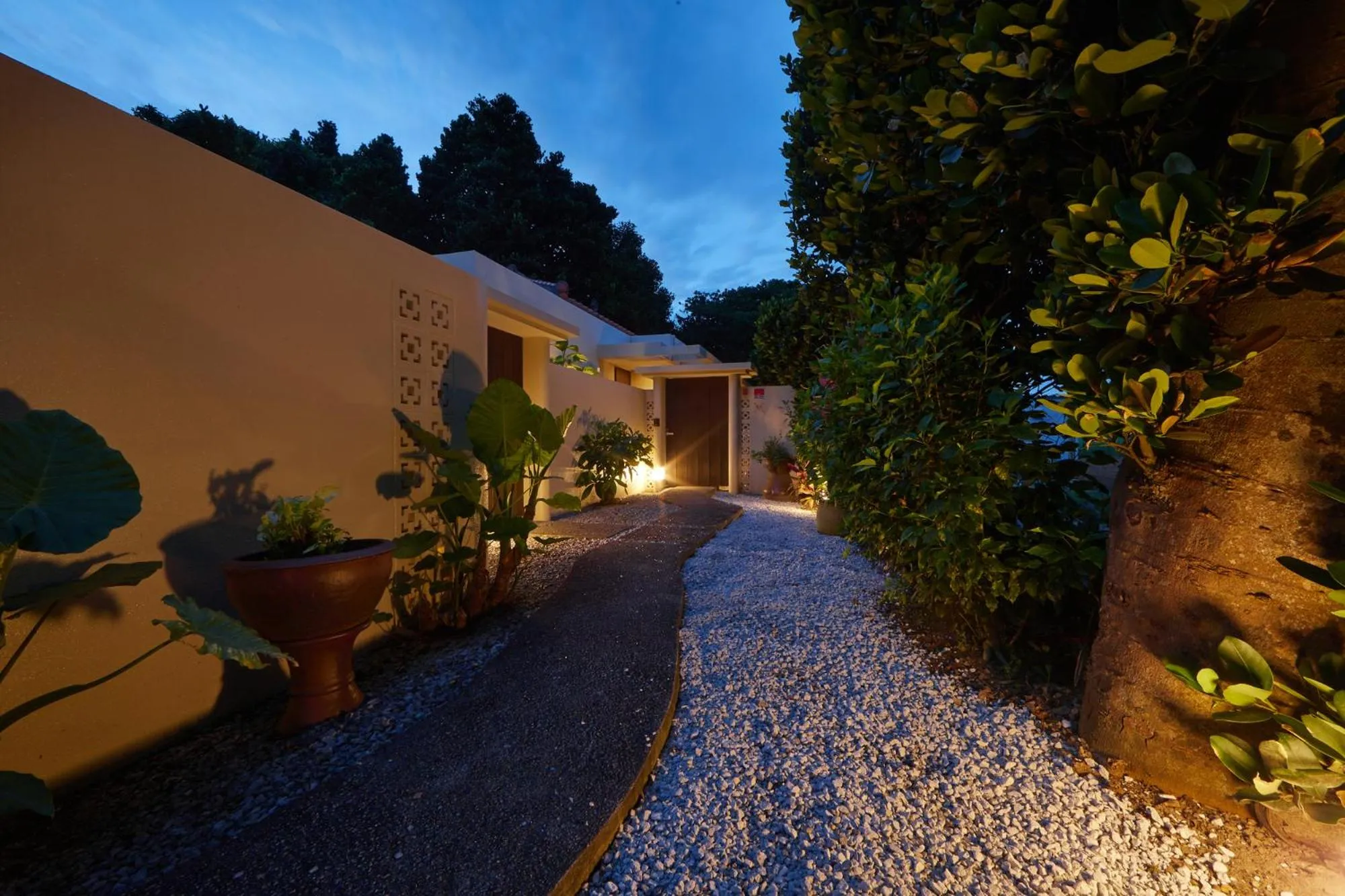 Facade/entrance in Private Villas Ryuz備瀬