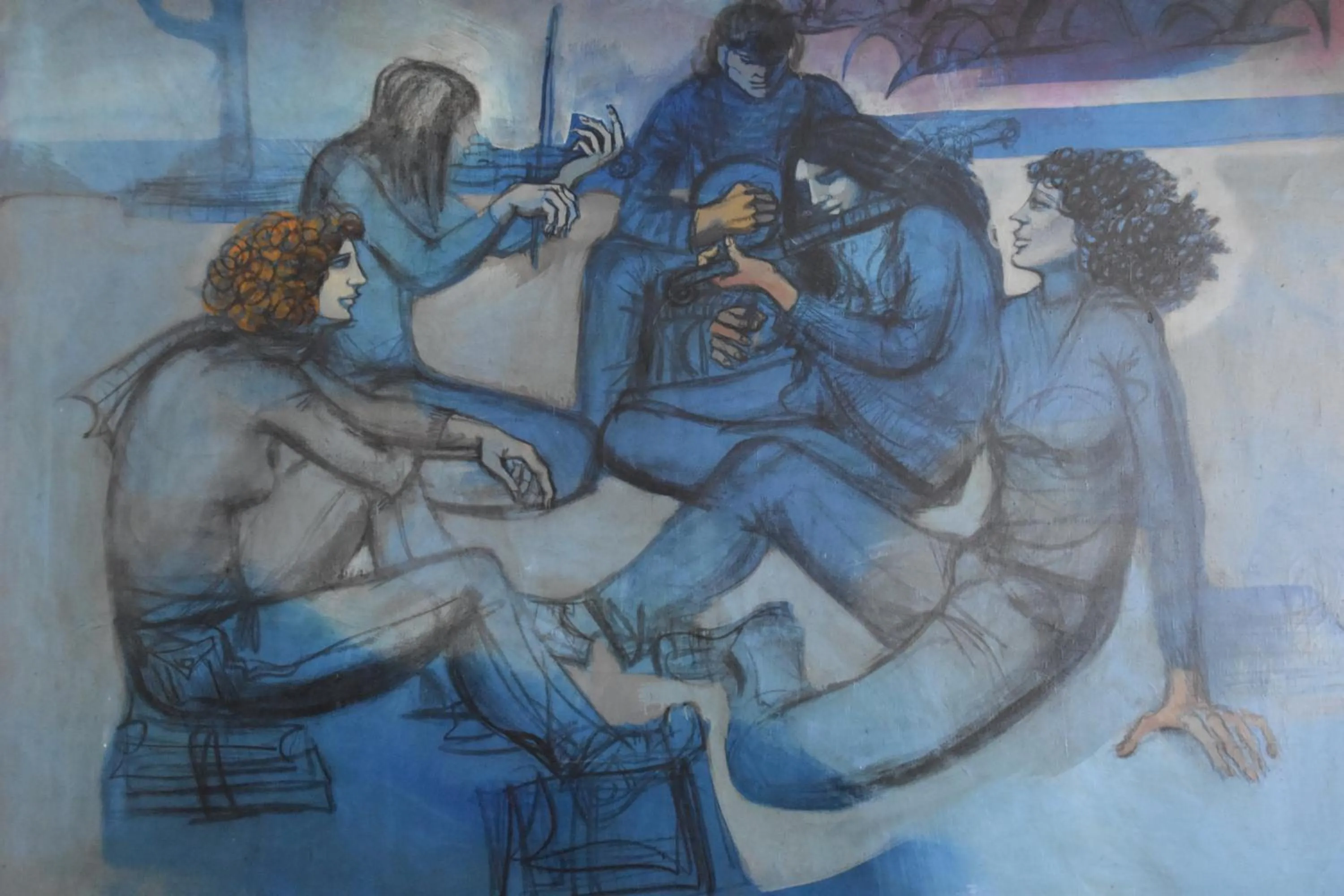 Decorative detail in Hotel Califfo