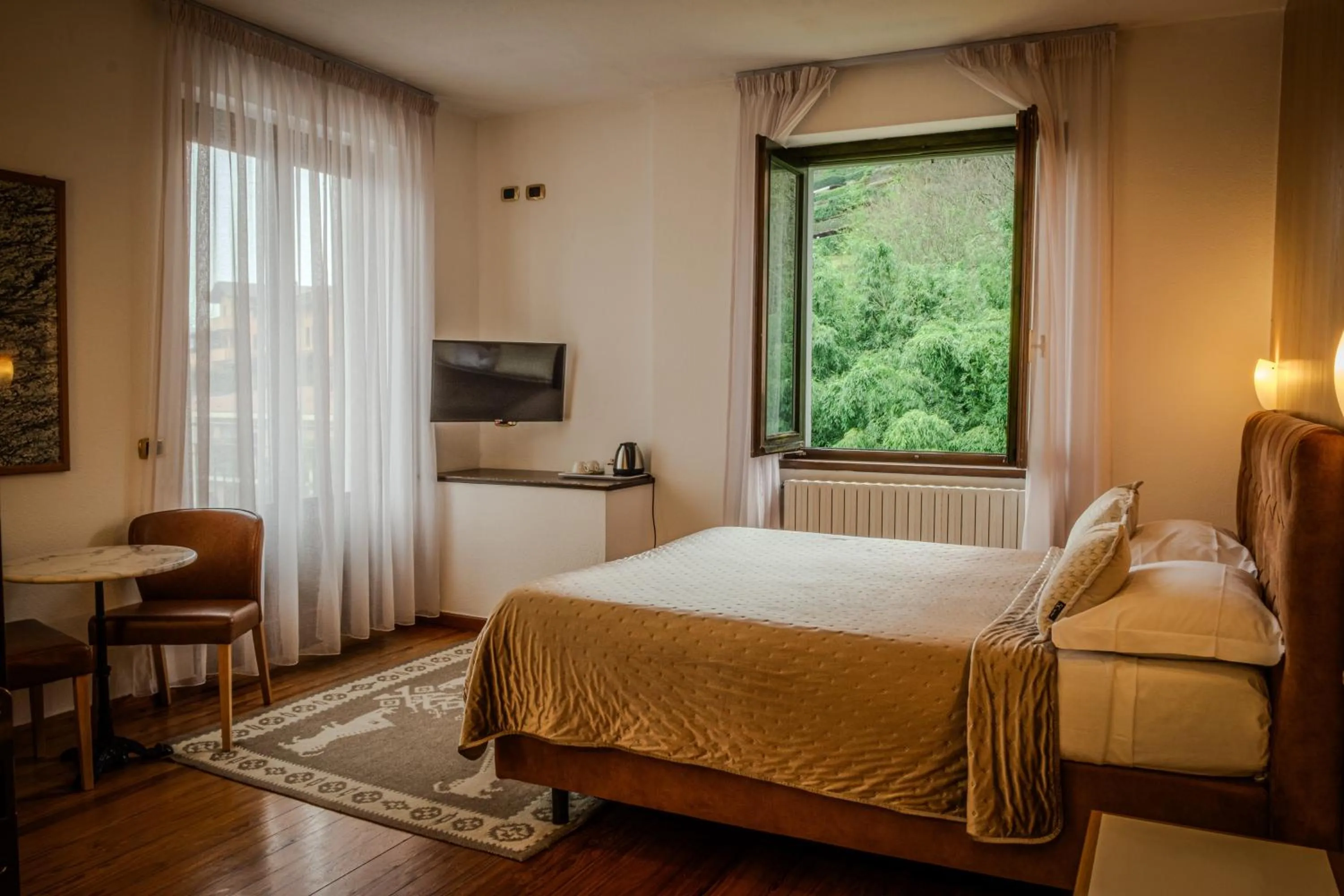 Bed in Hotel Sonenga