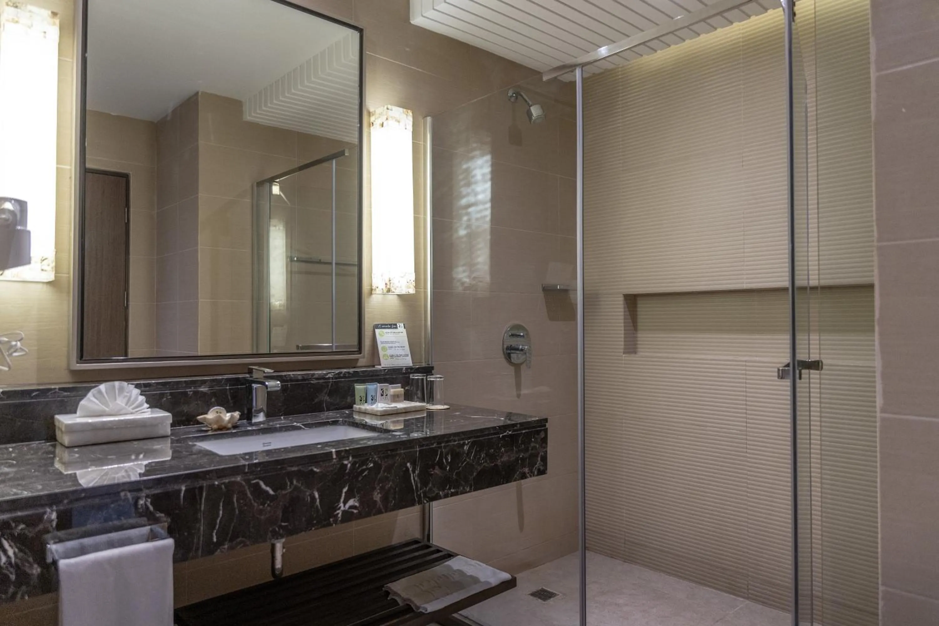 Shower in Zuri Resort