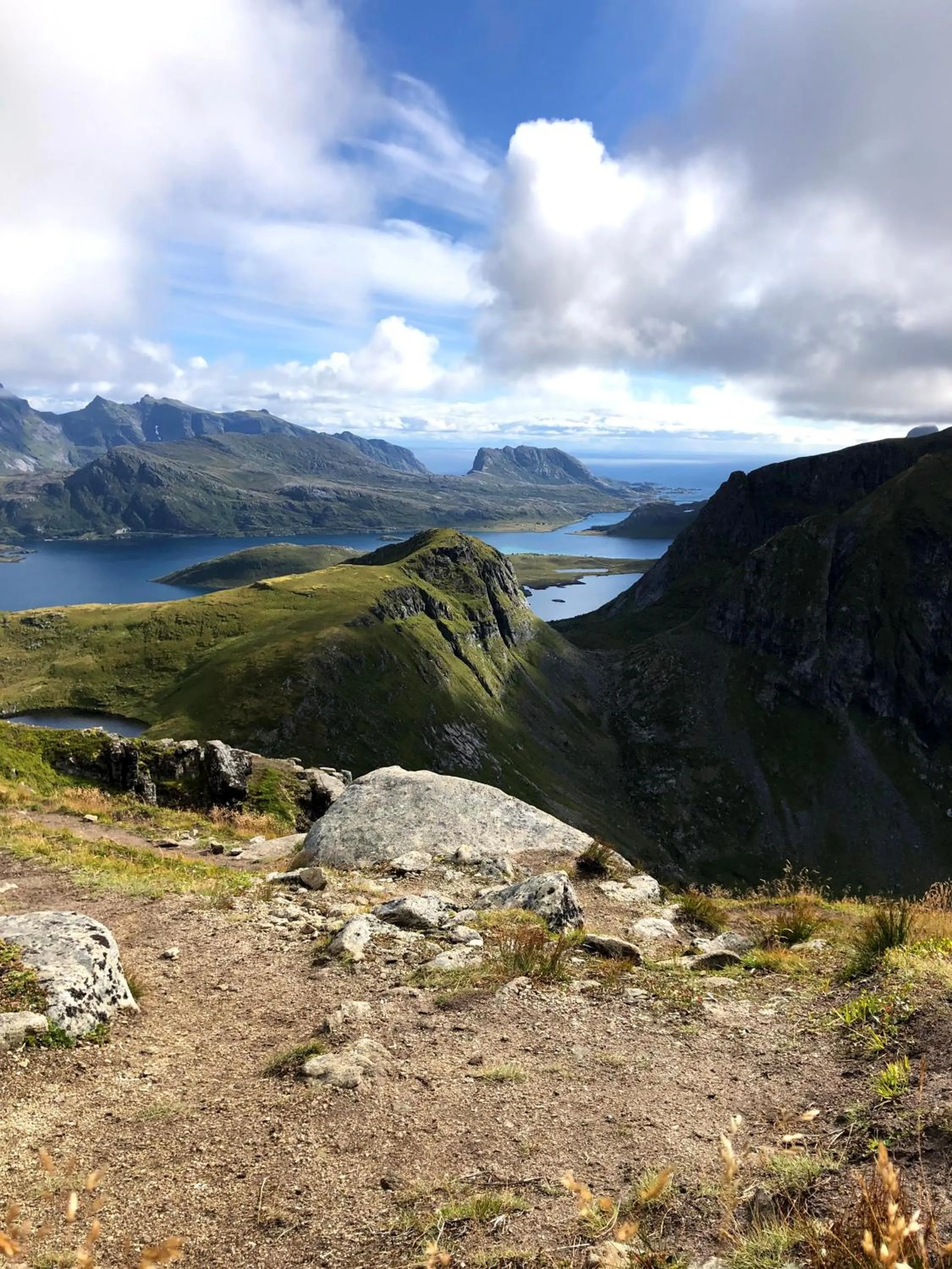 Nearby landmark in Lofoten panorama luxury home with sauna in Reine