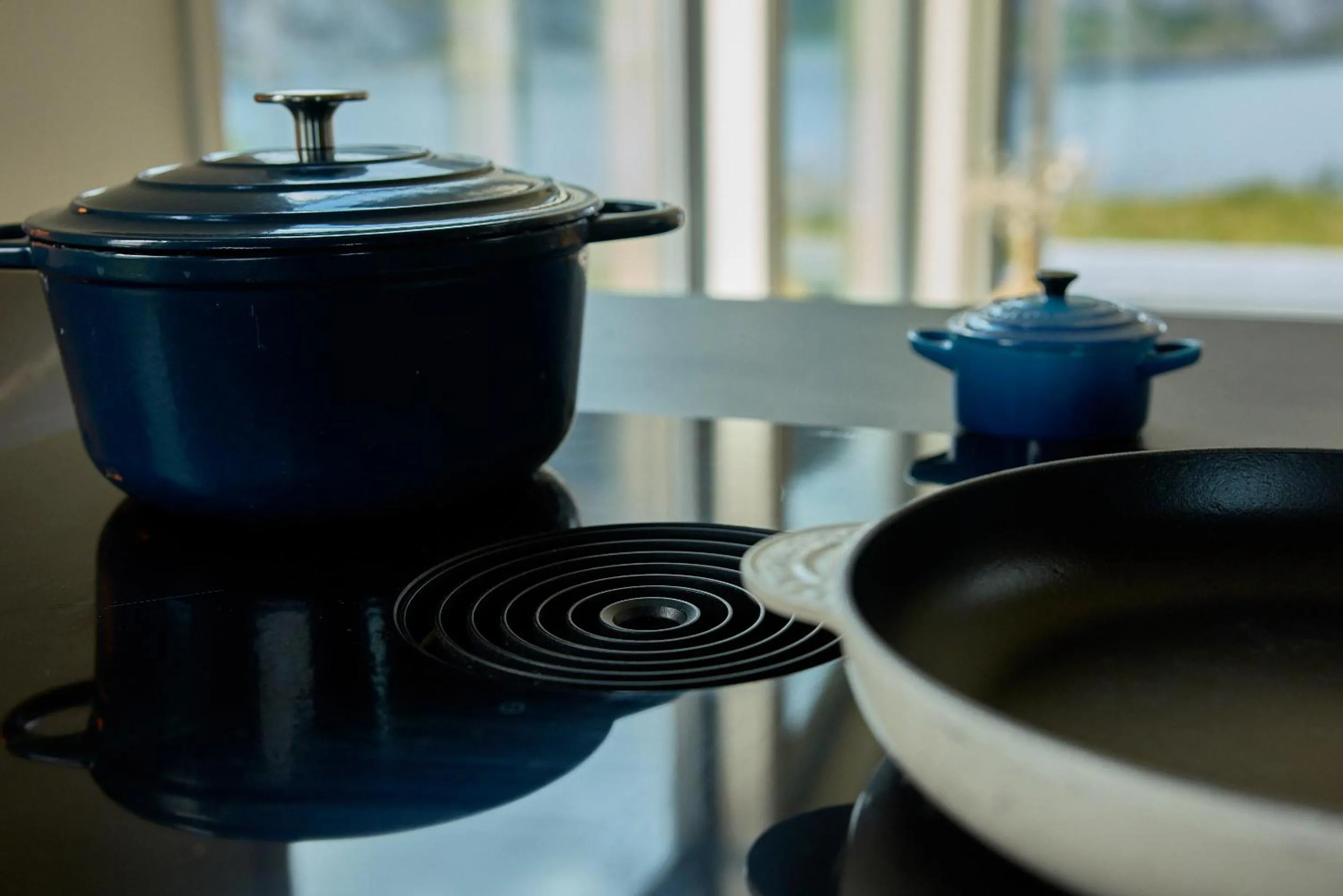 kitchen in Lofoten panorama luxury home with sauna in Reine