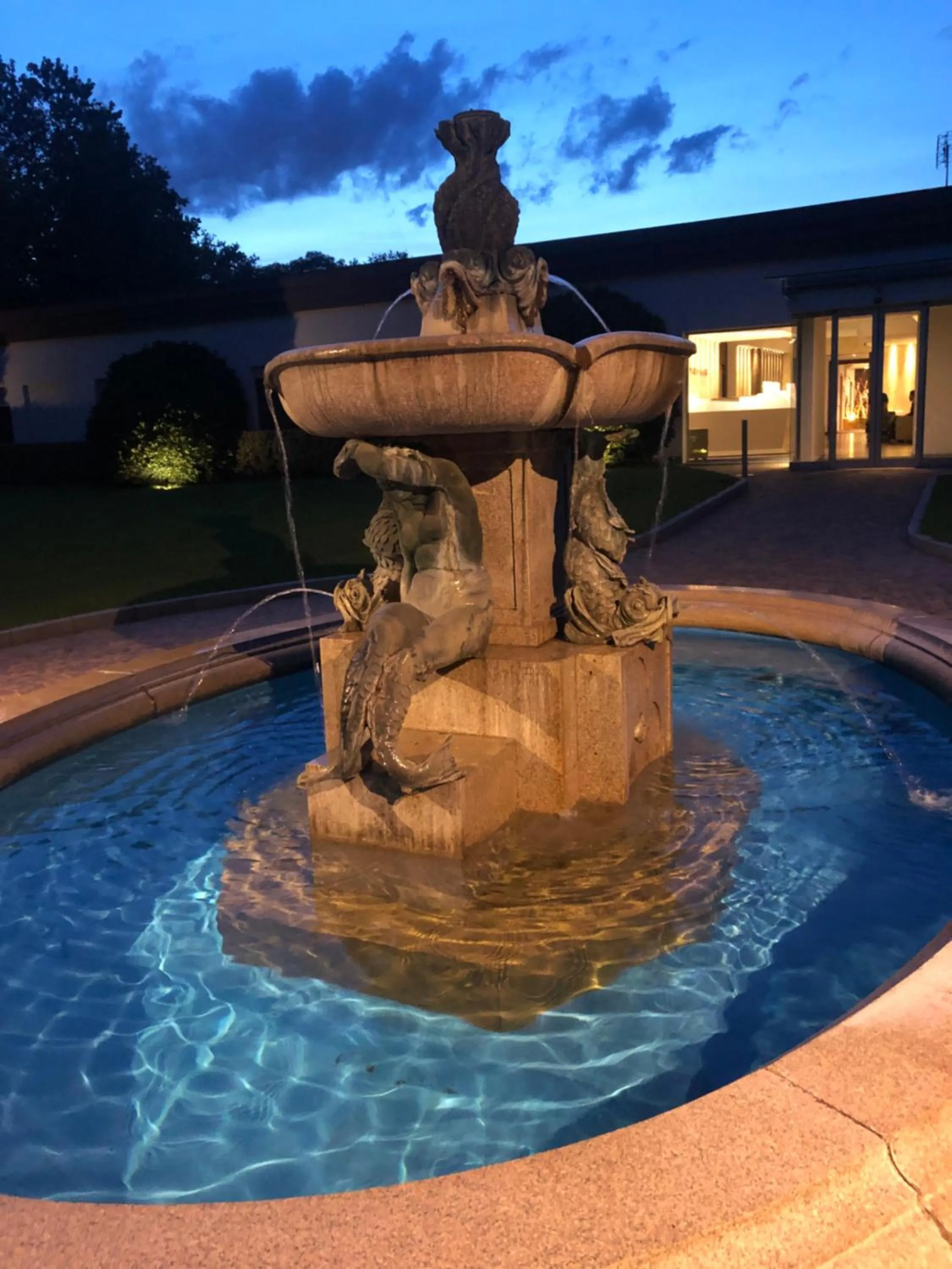 Pool view in Parco Hotel Sassi