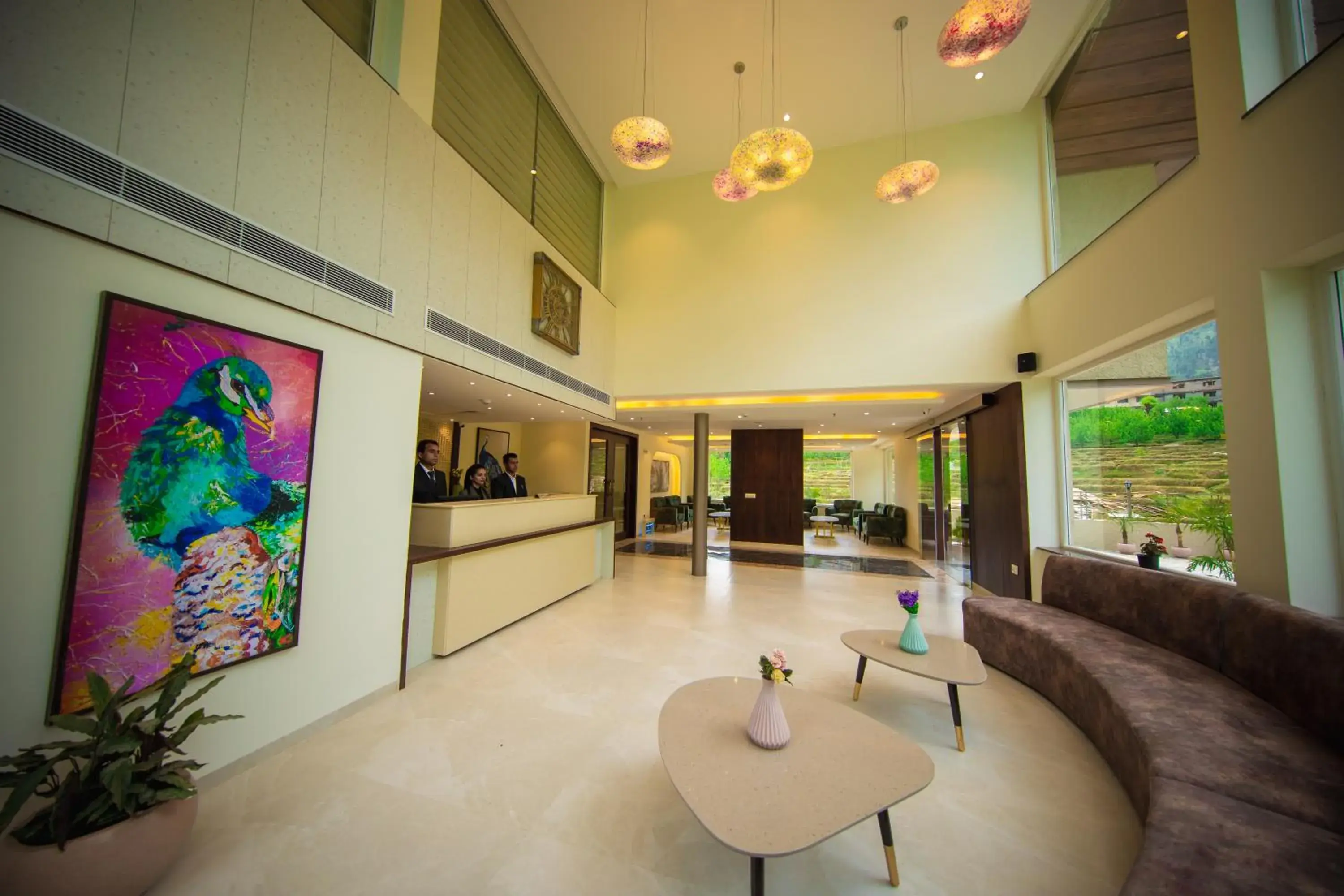Lobby or reception in juSTa Grand View Resort & Spa, Manali Lobby or reception in juSTa Grand View Resort & Spa, Manali