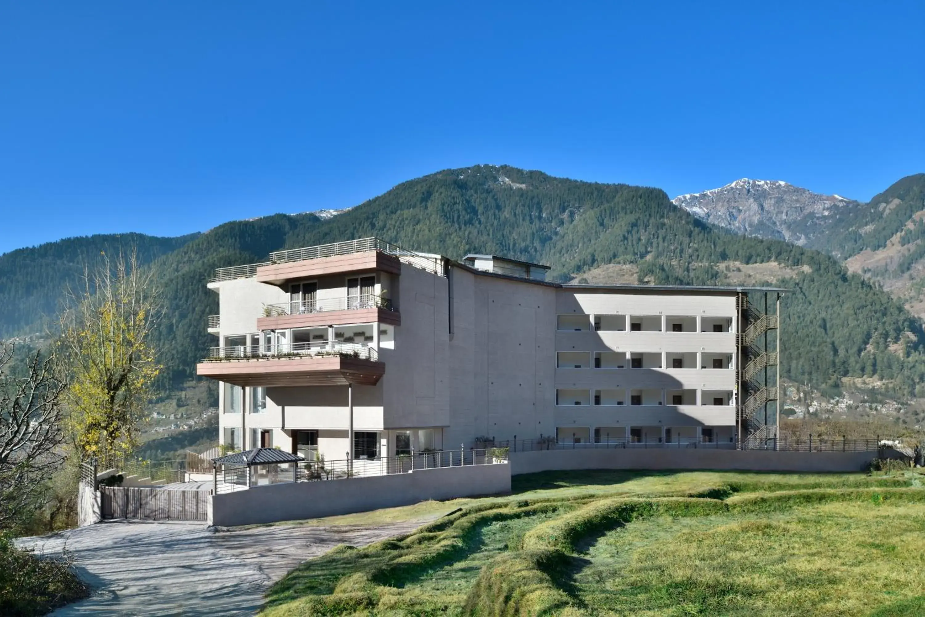 Facade/entrance in juSTa Grand View Resort & Spa, Manali Facade/entrance in juSTa Grand View Resort & Spa, Manali