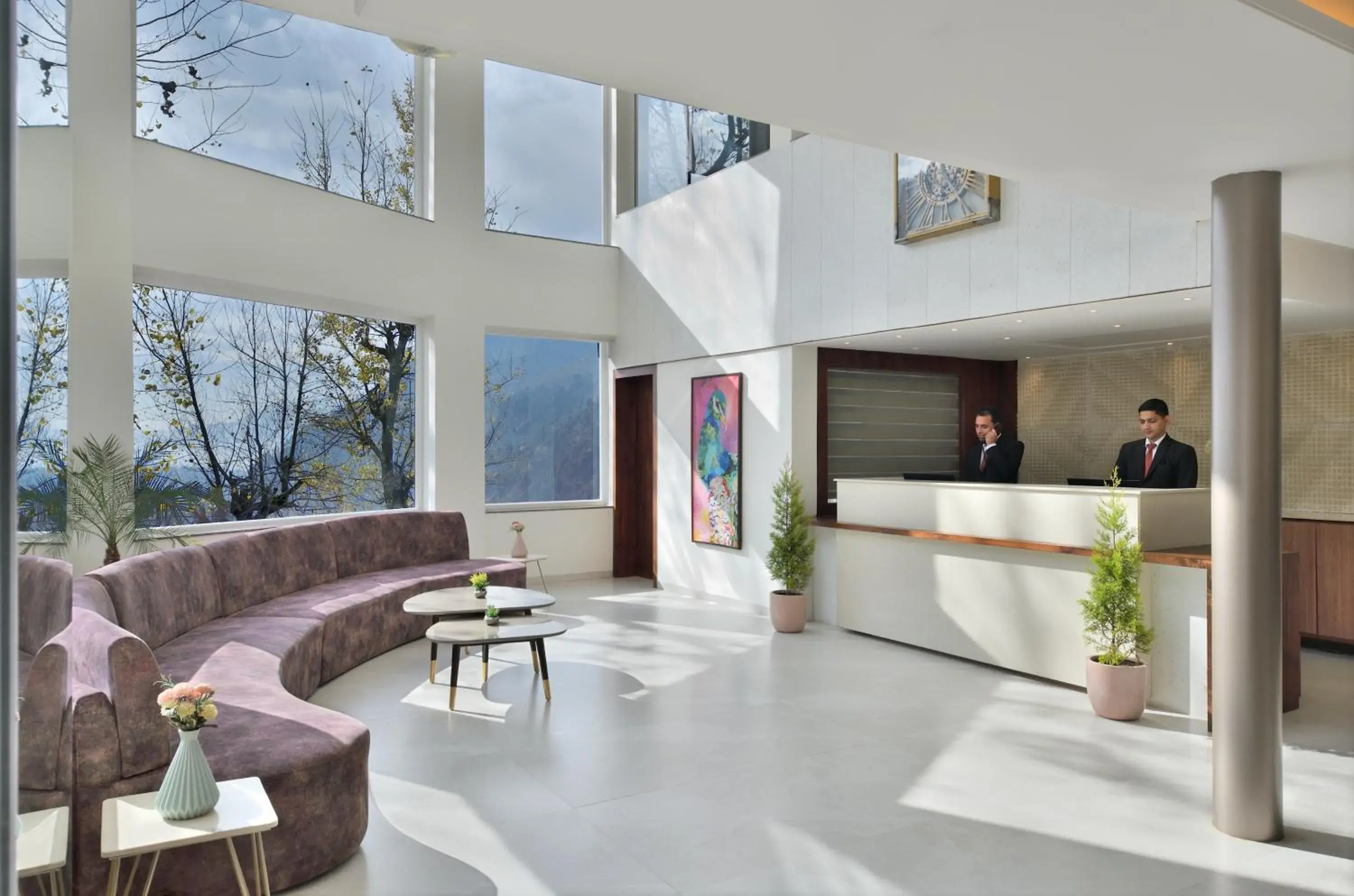 Lobby or reception in juSTa Grand View Resort & Spa, Manali Lobby or reception in juSTa Grand View Resort & Spa, Manali