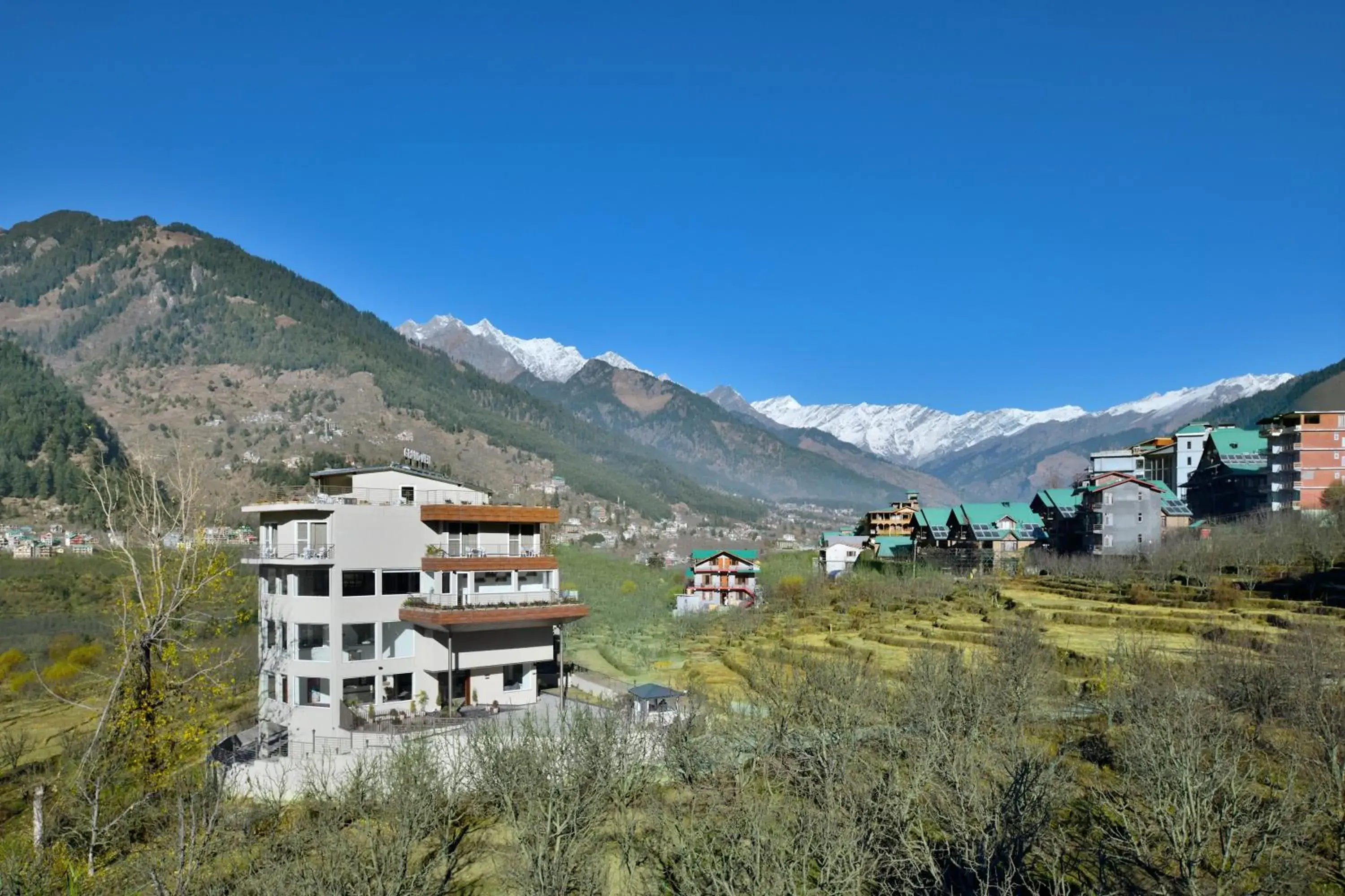 Facade/entrance in juSTa Grand View Resort & Spa, Manali Facade/entrance in juSTa Grand View Resort & Spa, Manali