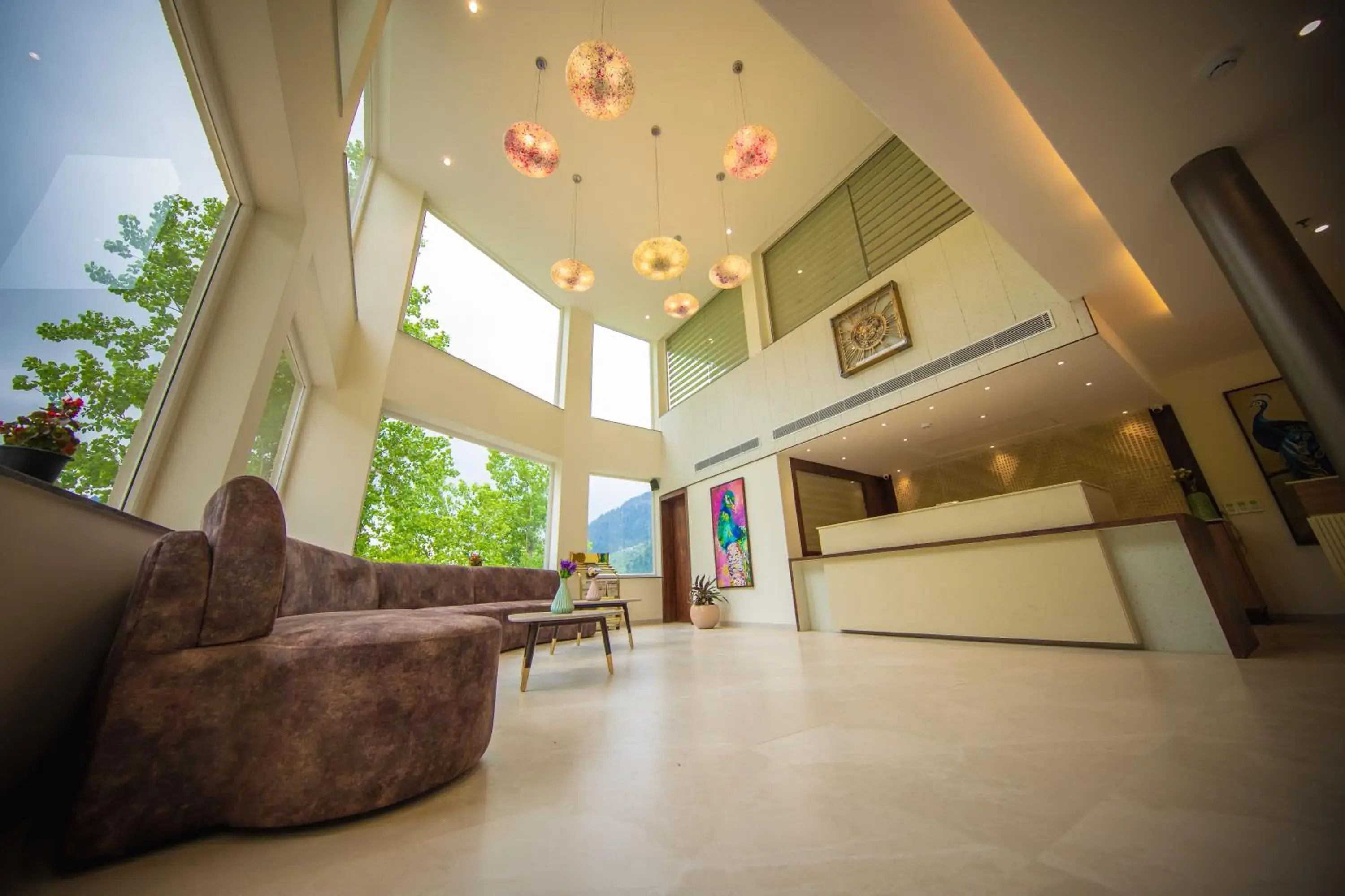 Lobby or reception in juSTa Grand View Resort & Spa, Manali Lobby or reception in juSTa Grand View Resort & Spa, Manali