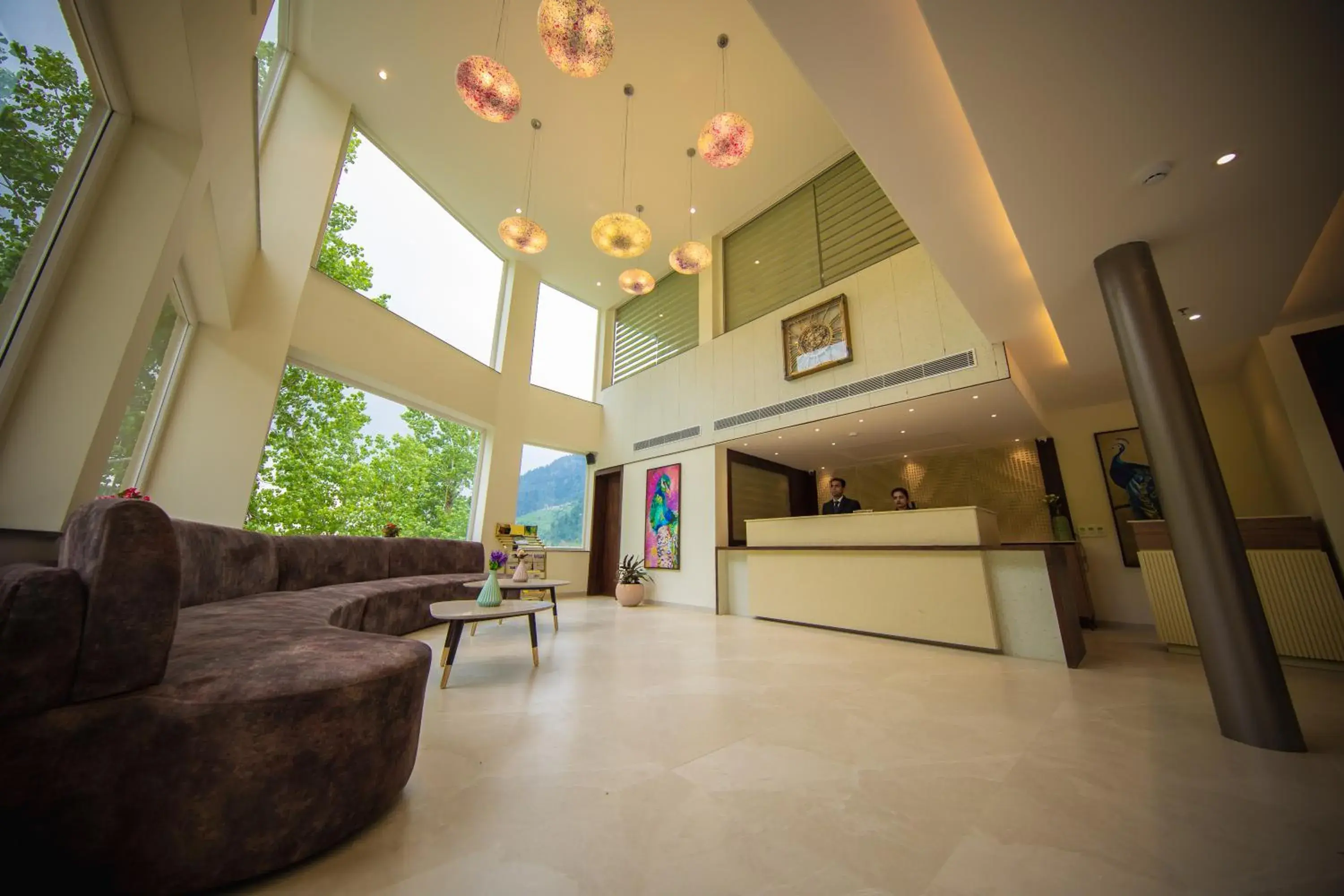 Lobby or reception in juSTa Grand View Resort & Spa, Manali Lobby or reception in juSTa Grand View Resort & Spa, Manali