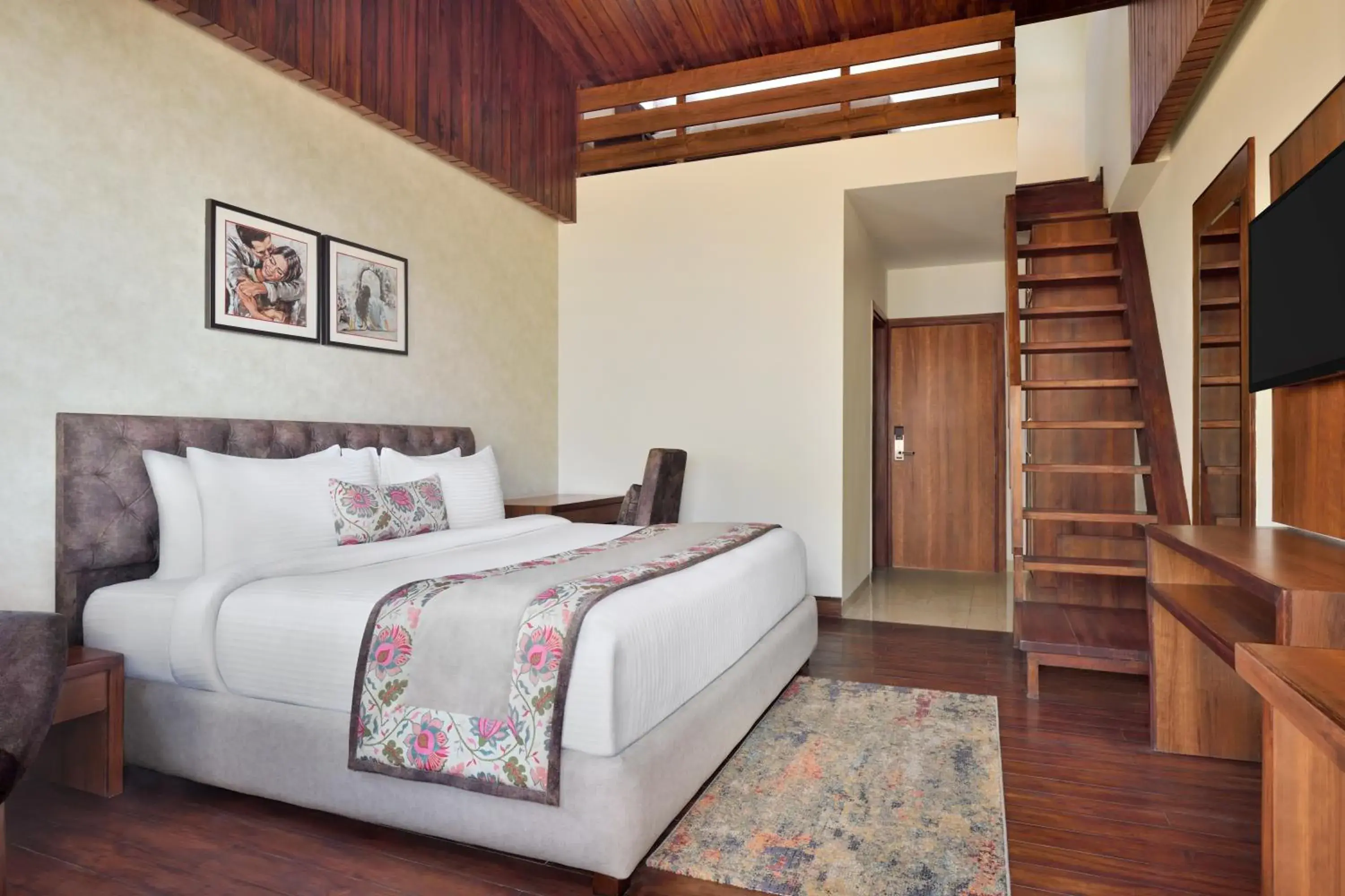 Bed in juSTa Grand View Resort & Spa, Manali Bed in juSTa Grand View Resort & Spa, Manali