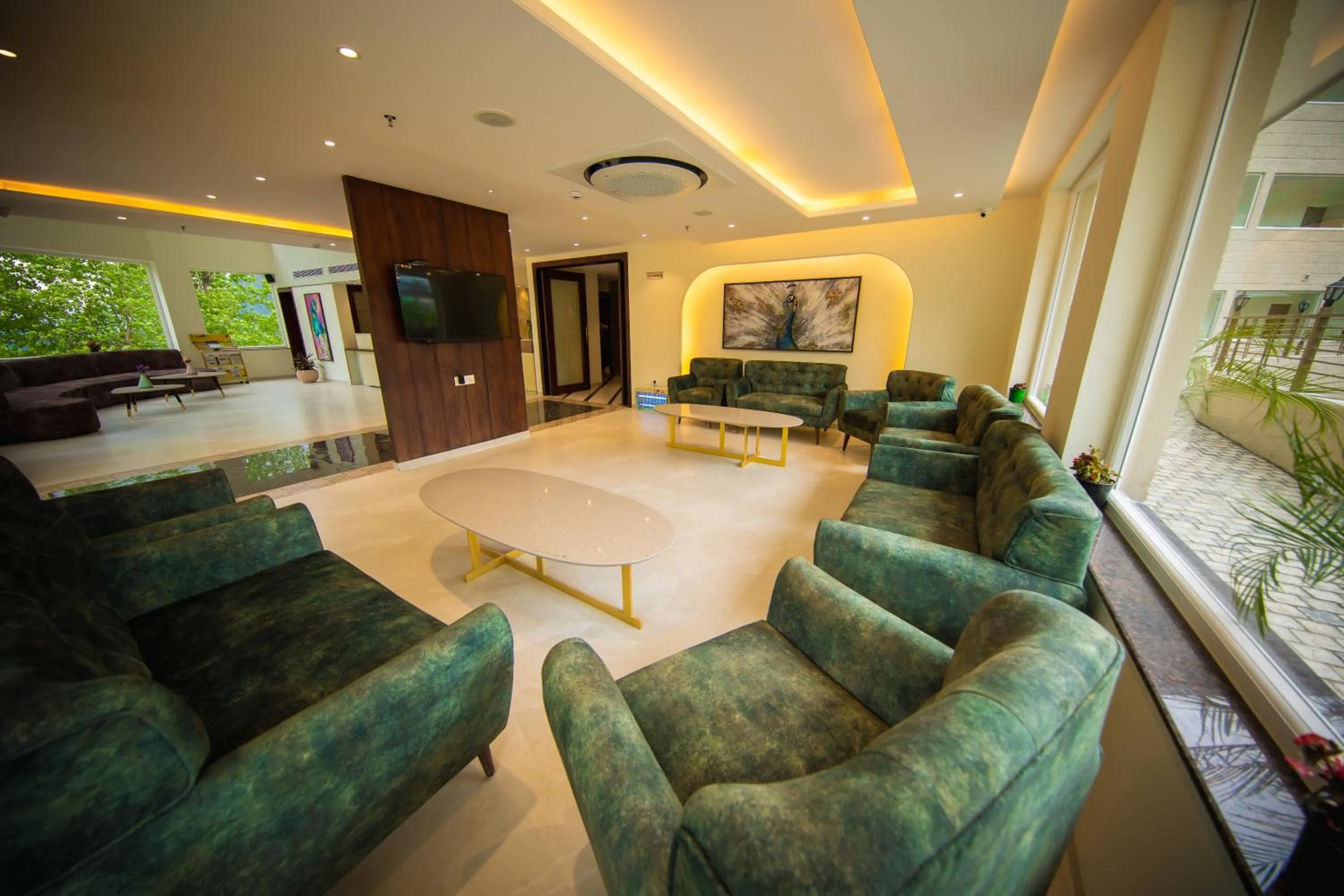 TV and multimedia in juSTa Grand View Resort & Spa, Manali