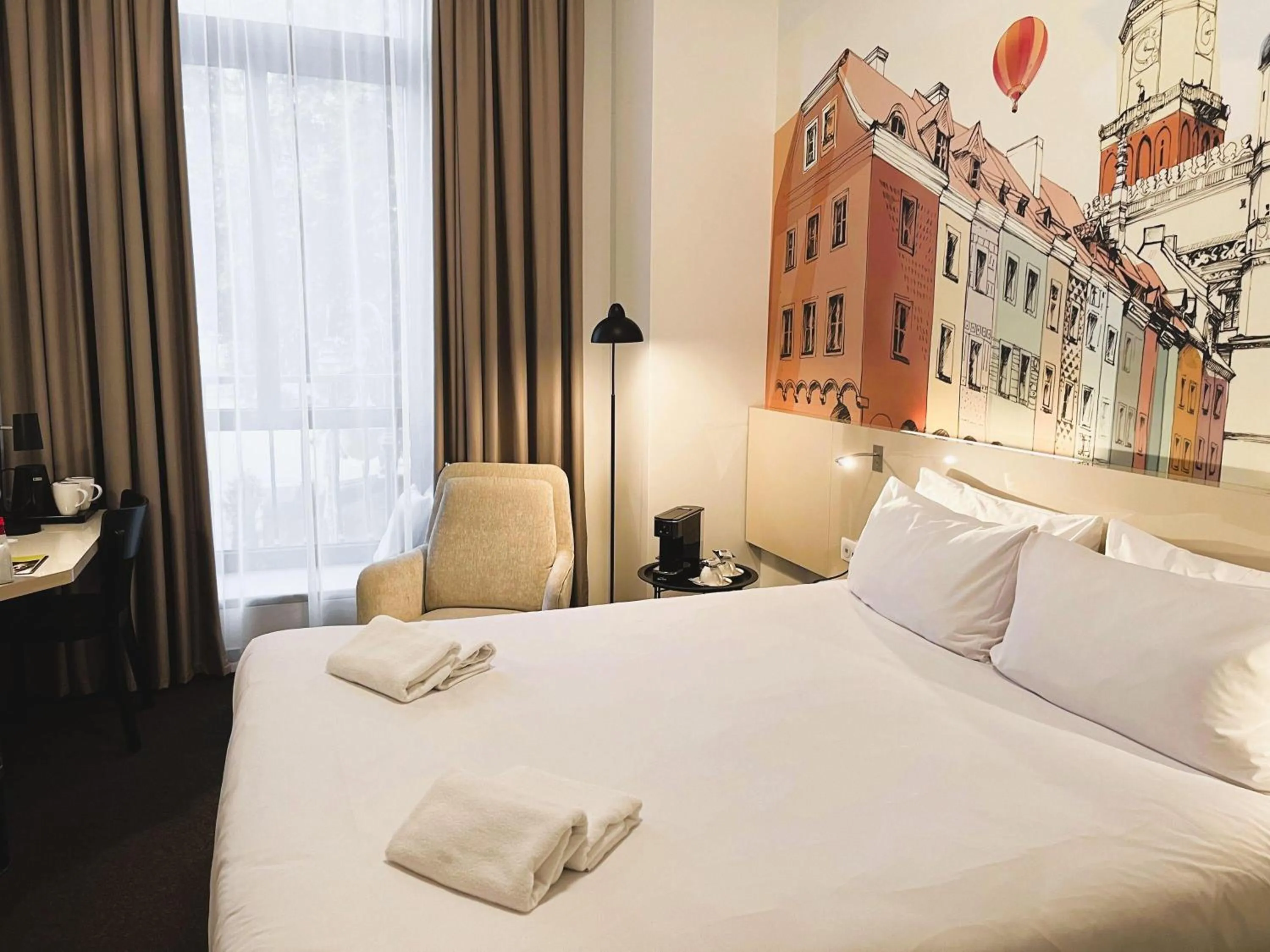 Photo of the whole room, Bed in B&B Hotel Poznań Old Town