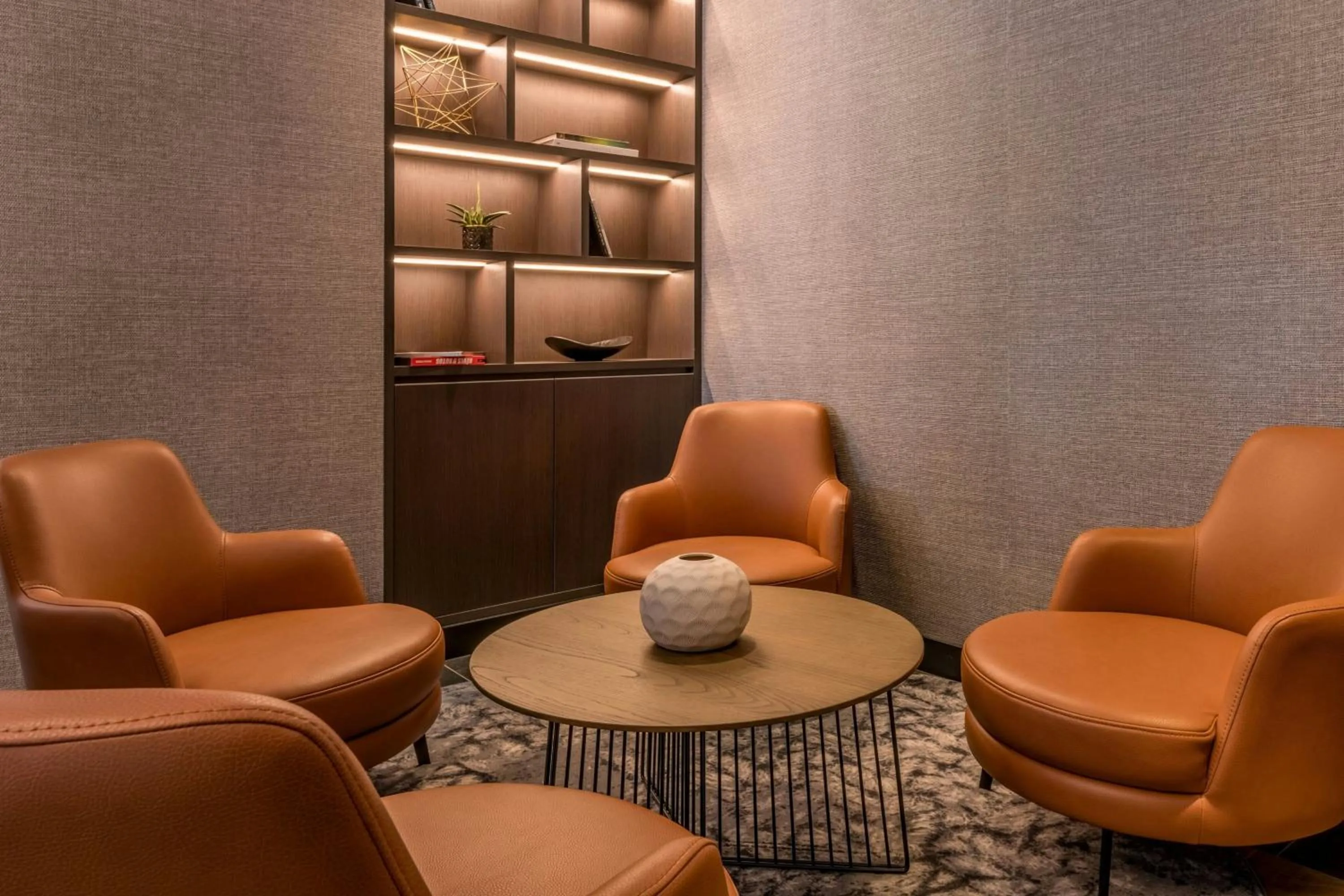 Lounge or bar in Geneva Marriott Hotel