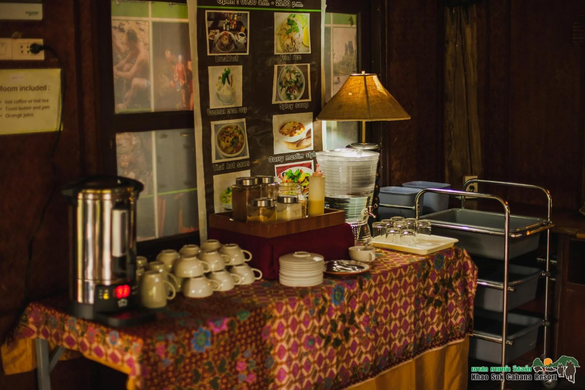 Restaurant/places to eat in Khao Sok Cabana Resort