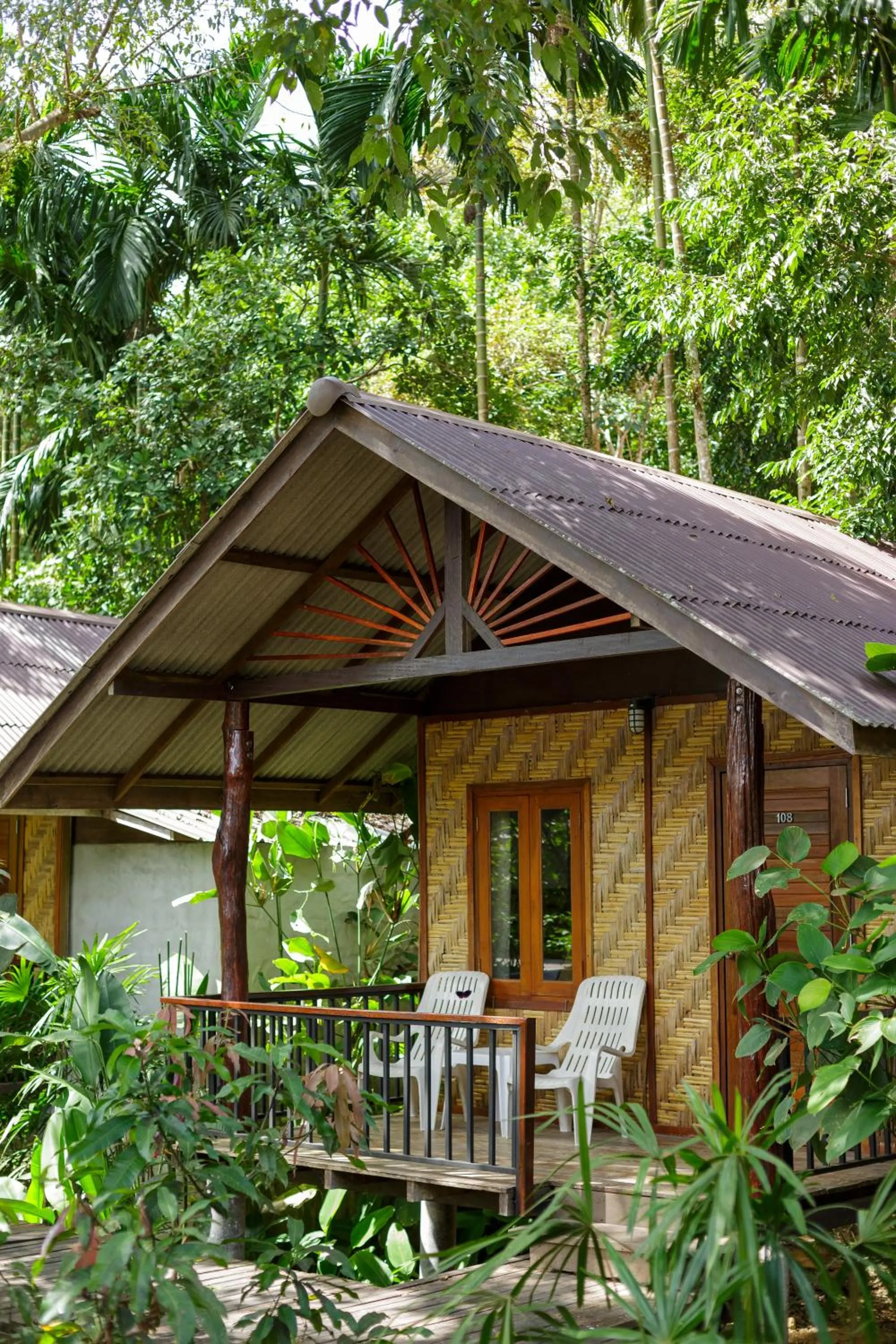 Patio in Khao Sok Cabana Resort